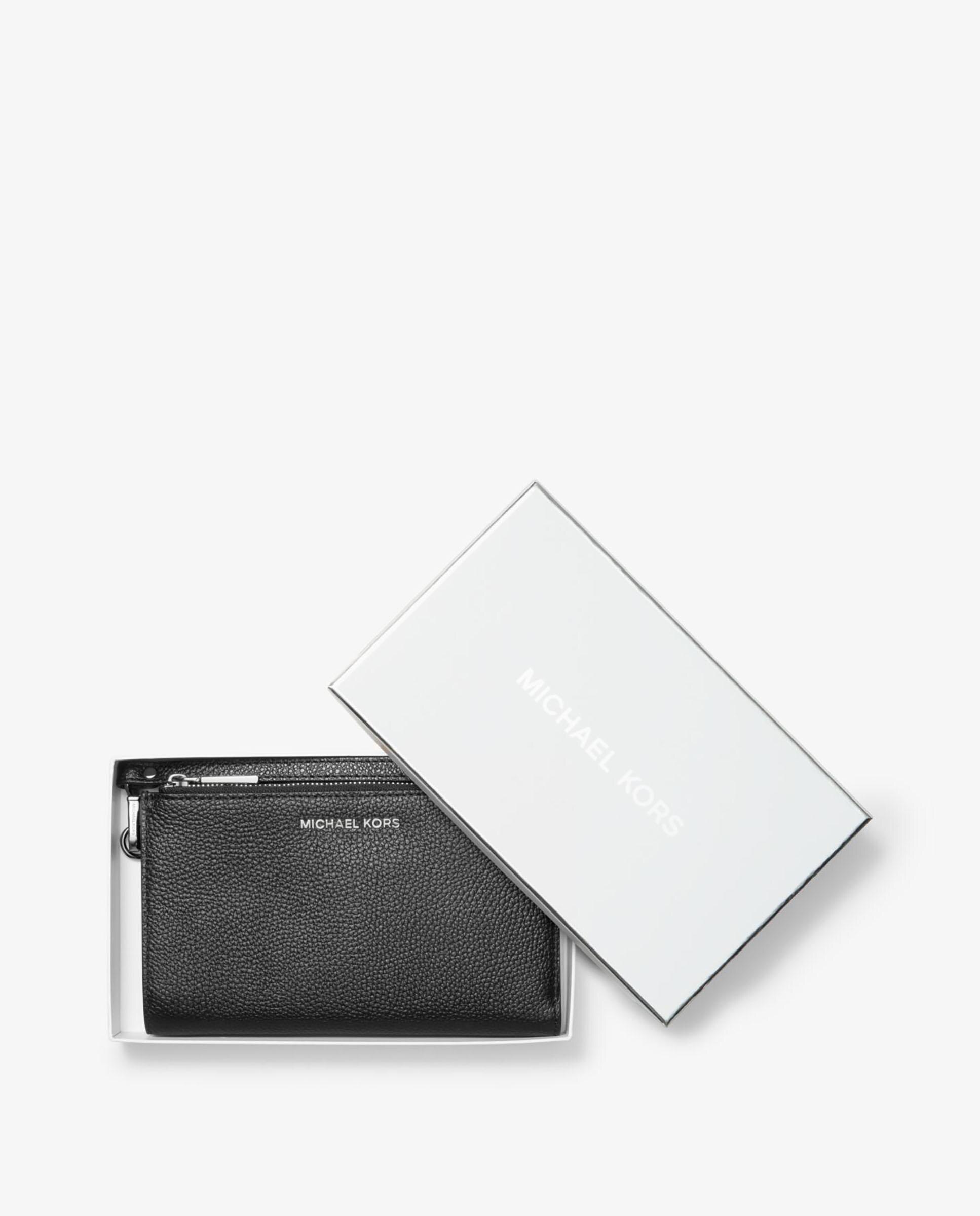 Cartera de mujer de piel con asa para muñeca - Michael Michael Kors - Negro Negro-3