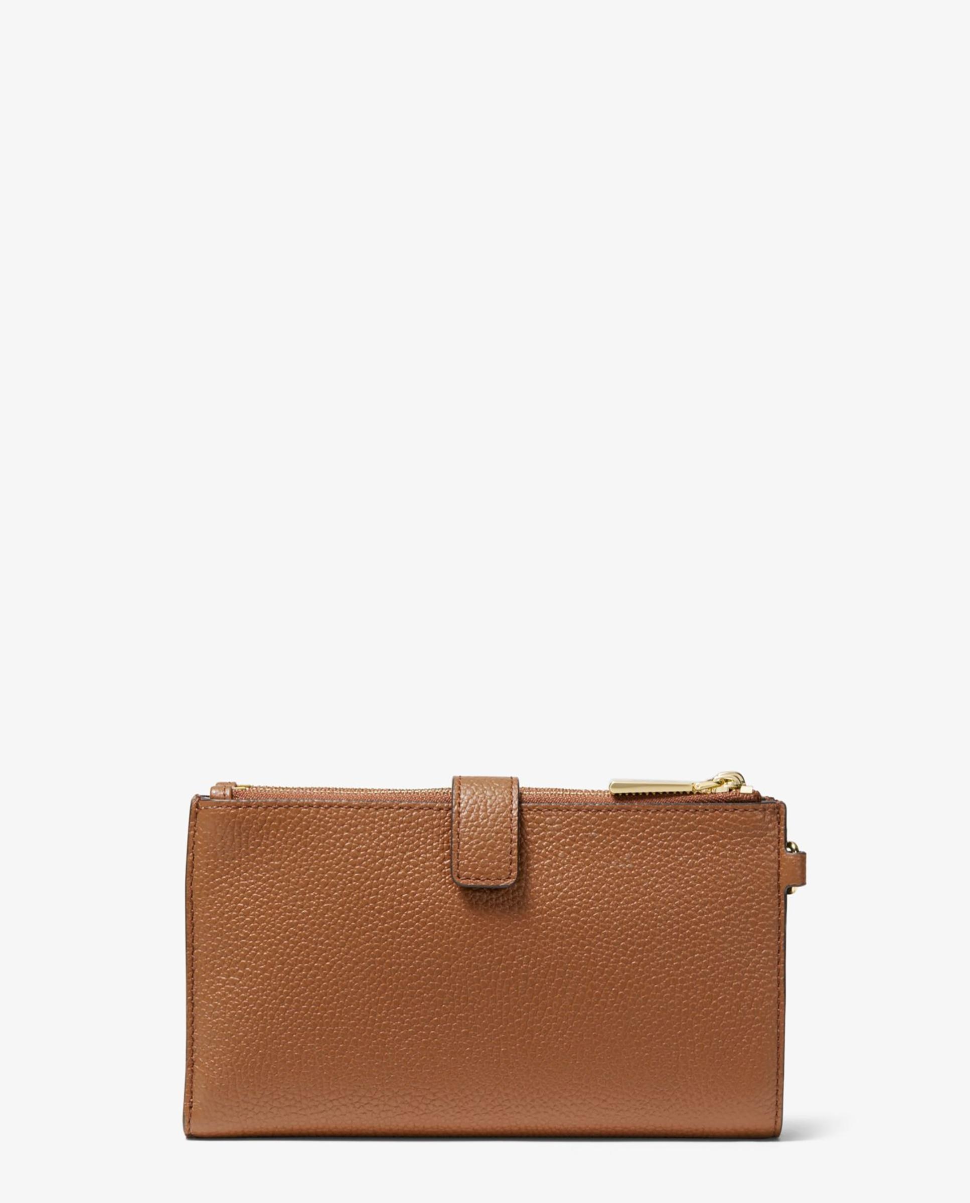 Cartera de mujer adele de piel con compartimento para smartphone - Michael Michael Kors - Blanco Marrón claro-4