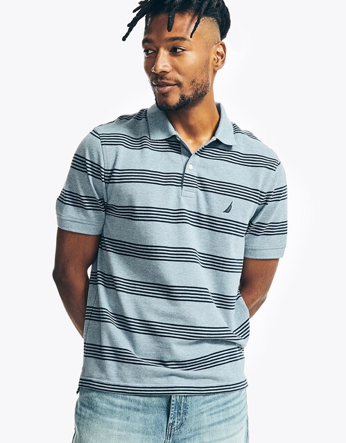 Imagen 0 de Polo de algodón de hombre de manga corta