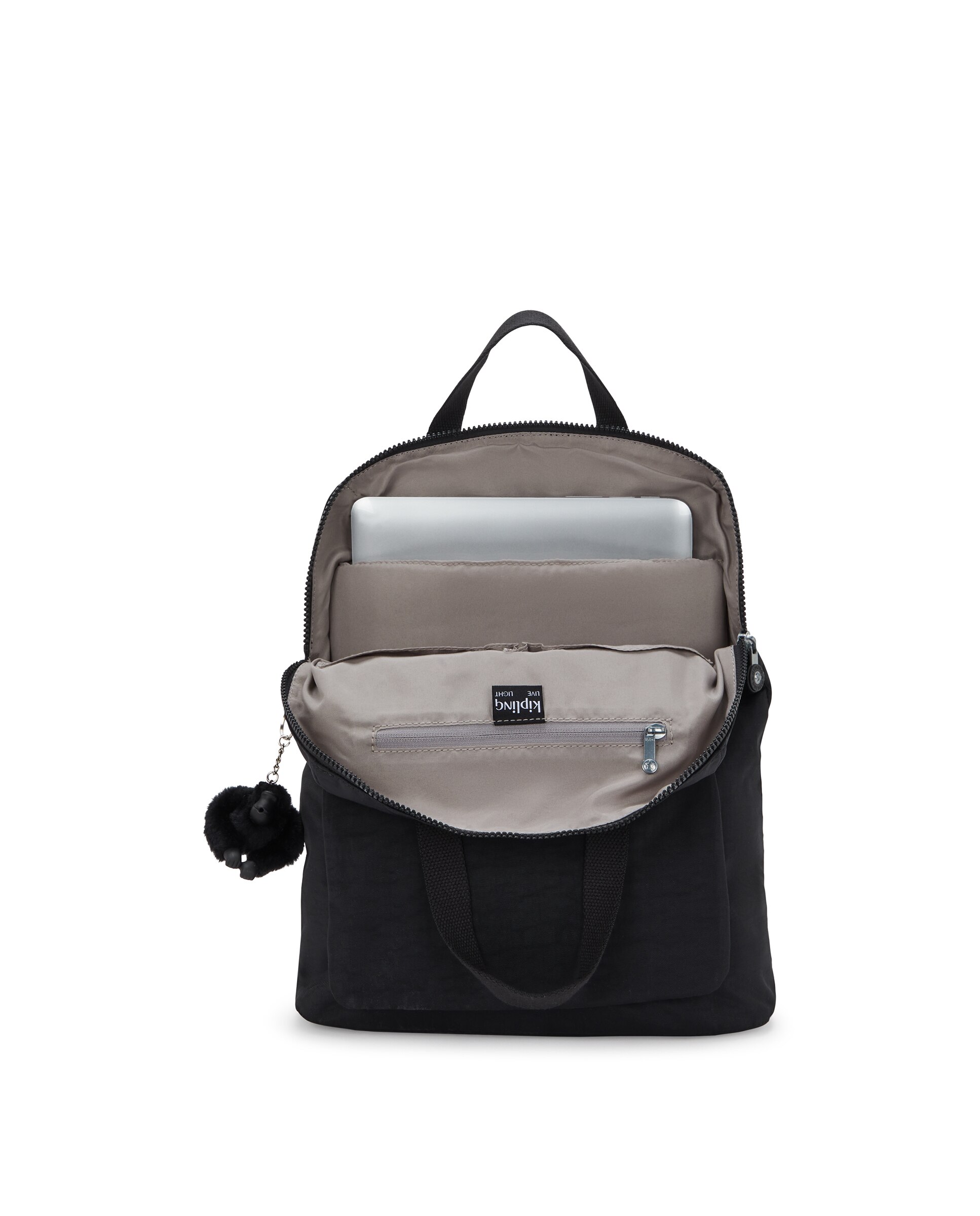 Mochila de mujer convertible con compartimento para portátil - Kipling - Negro Negro-2