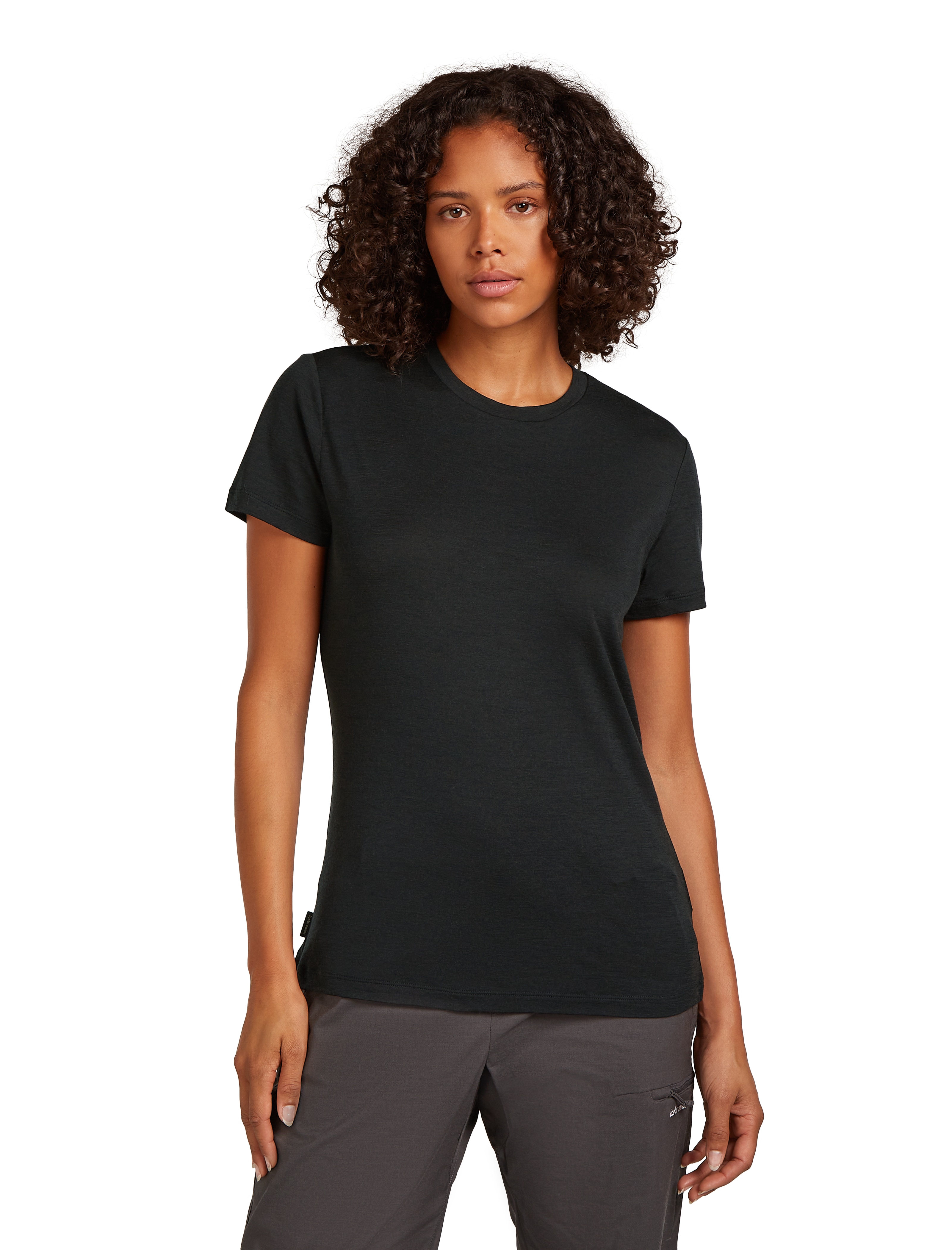 Imagen 0 de Camiseta Outdoor Mujer 150 Tech-Lite Icebreaker Negro