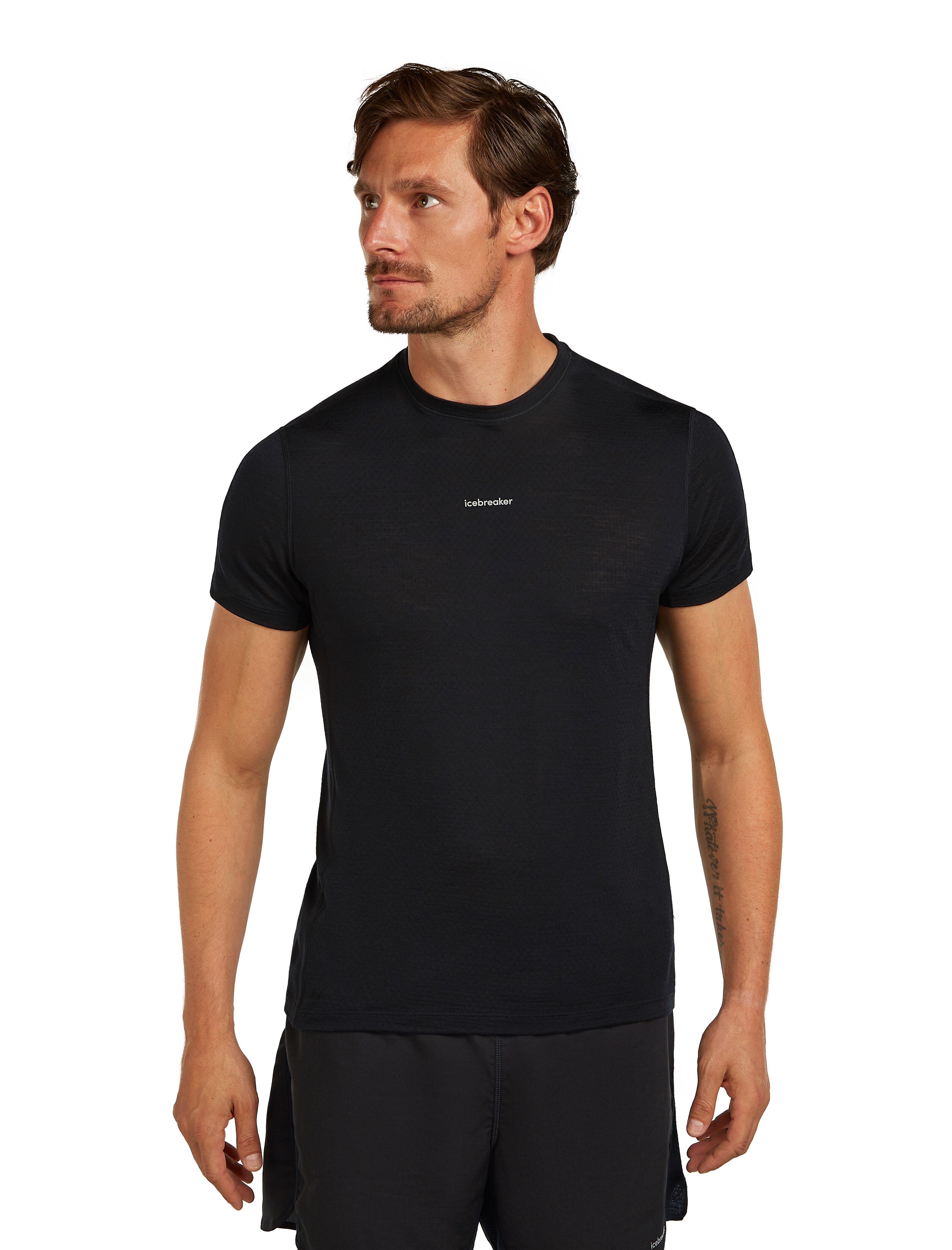 Imagen 0 de Camiseta Outdoor Hombre 125 Cool-Lite Icebreaker Negro
