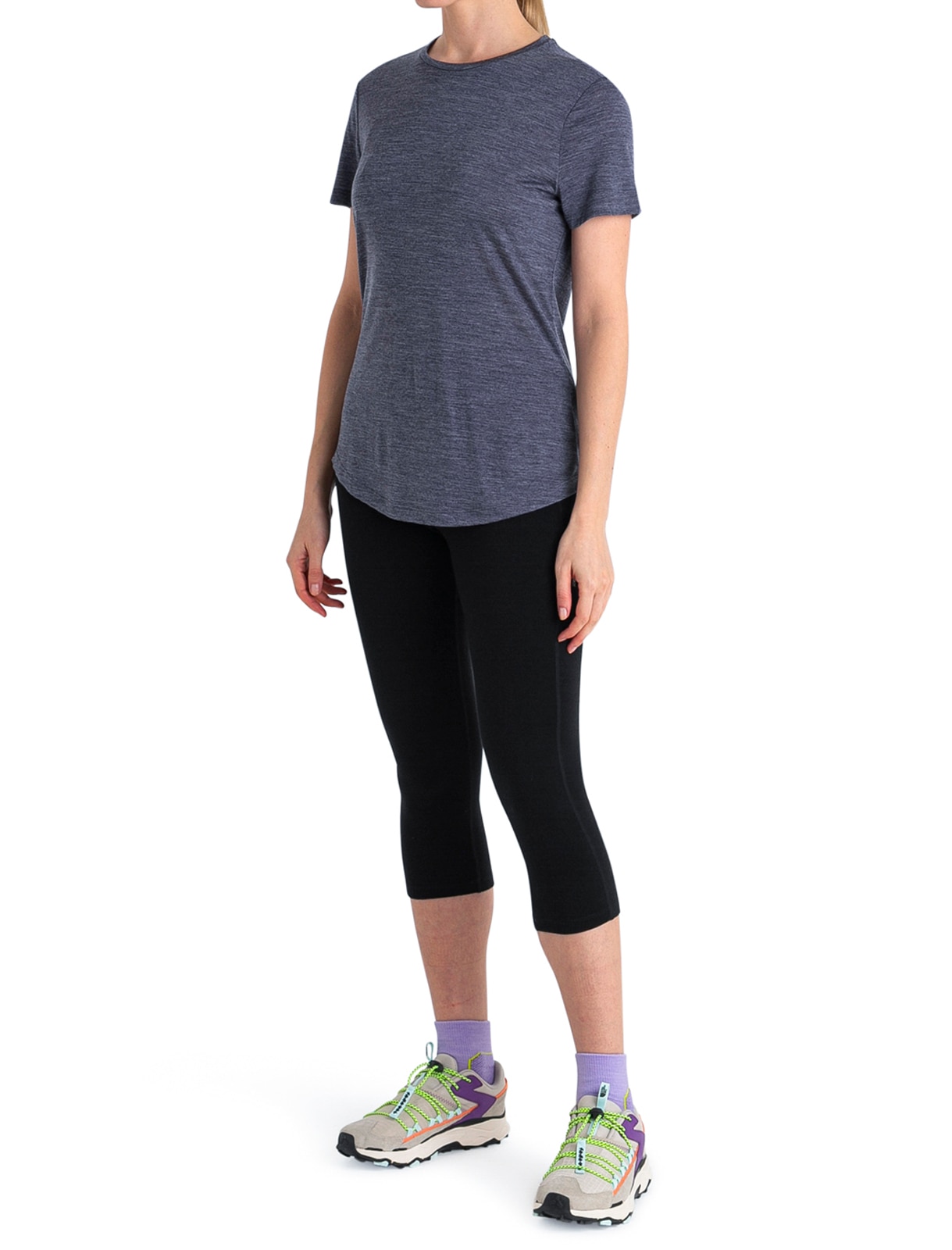 Imagen 0 de Camiseta Outdoor Mujer 125 Cool-Lite Icebreaker Azul marino