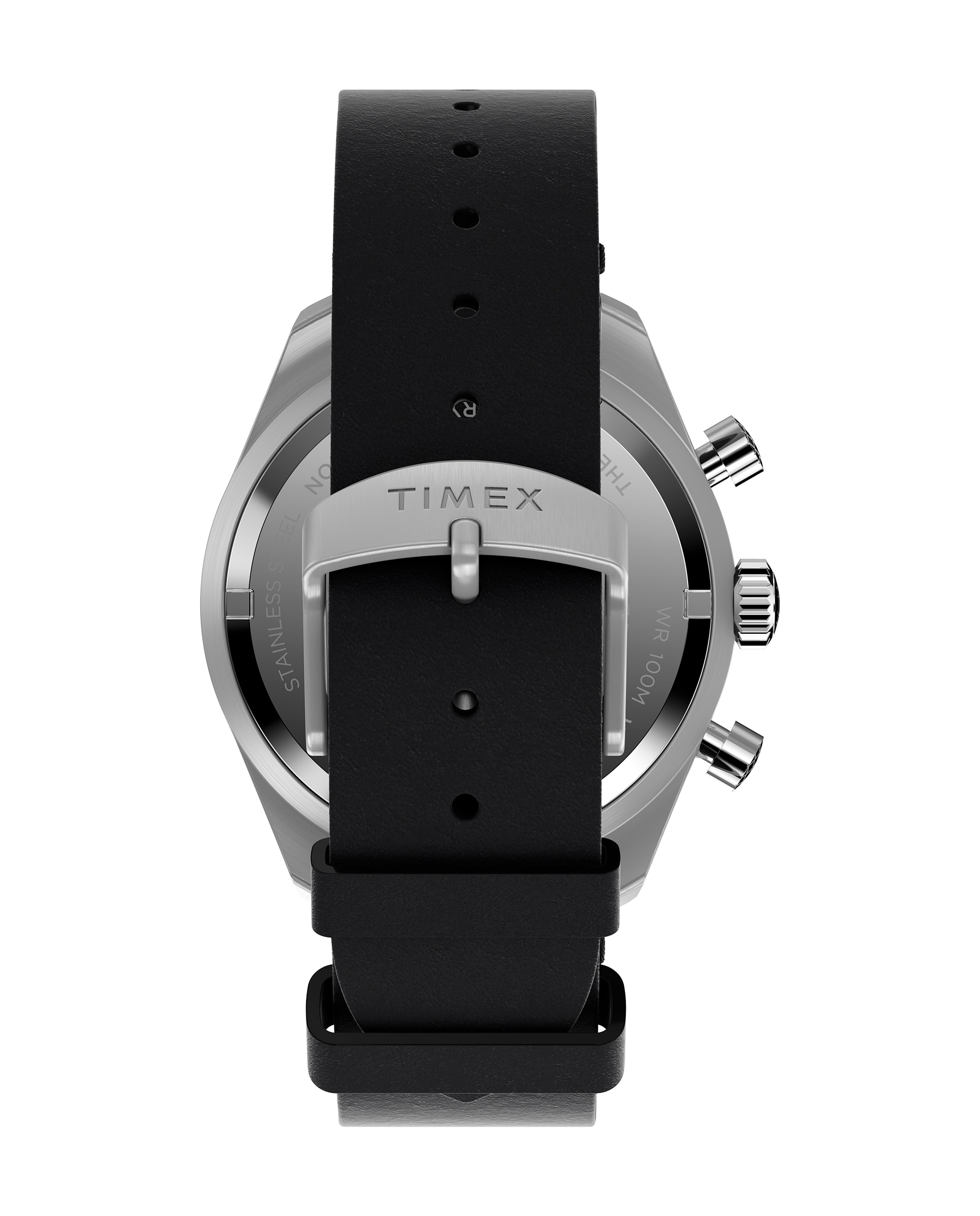 Reloj de hombre waterbury tw2v42500 de piel y correa negra - Timex - Negro Negro-3