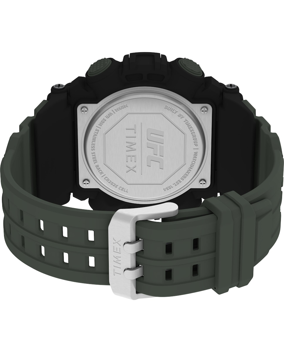 Reloj de hombre Ufc redemption TW5M53900 de caucho y correa verde Verde-5