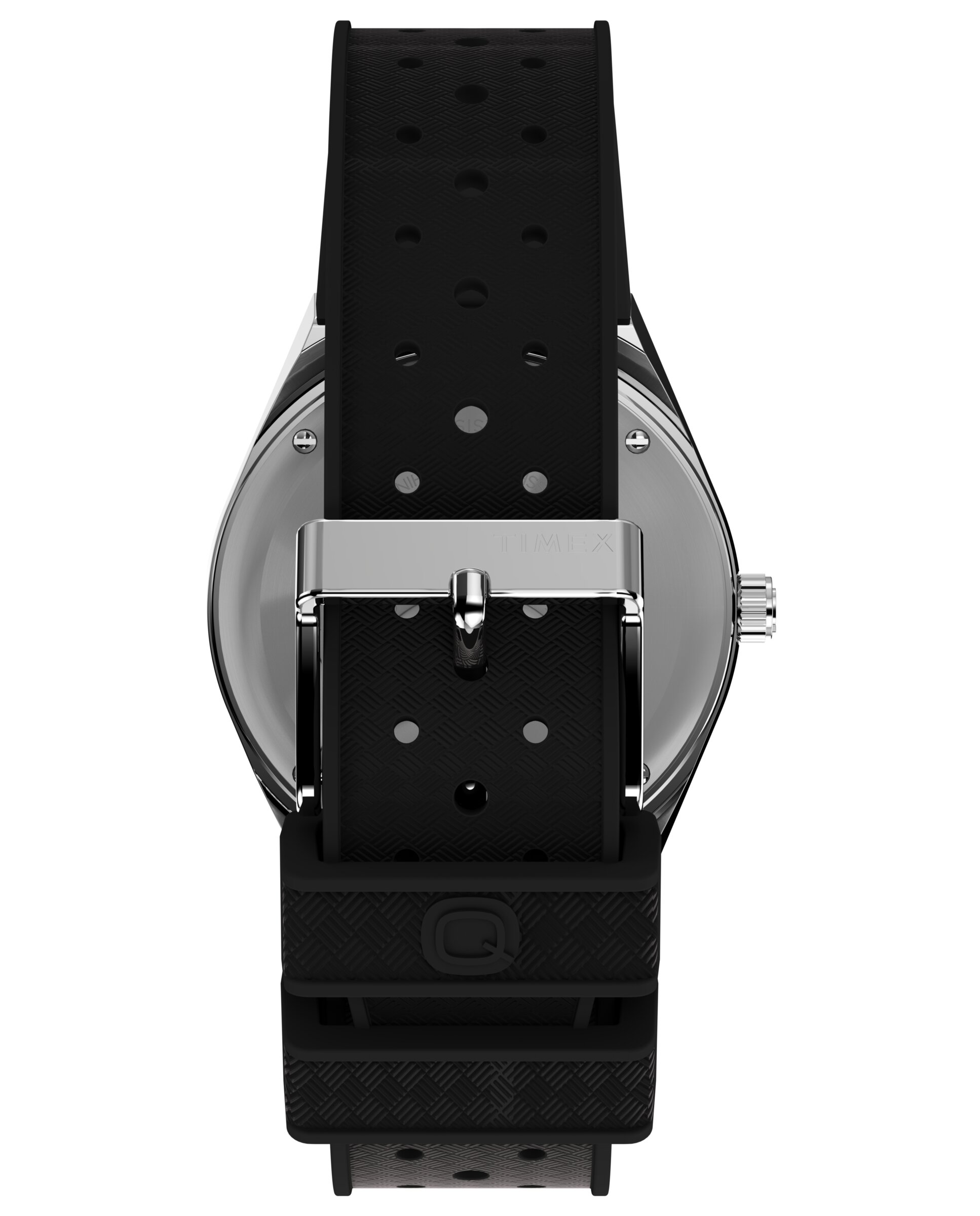 Reloj de hombre q timex tw2w57500 de caucho y correa negra - Negro Negro-3