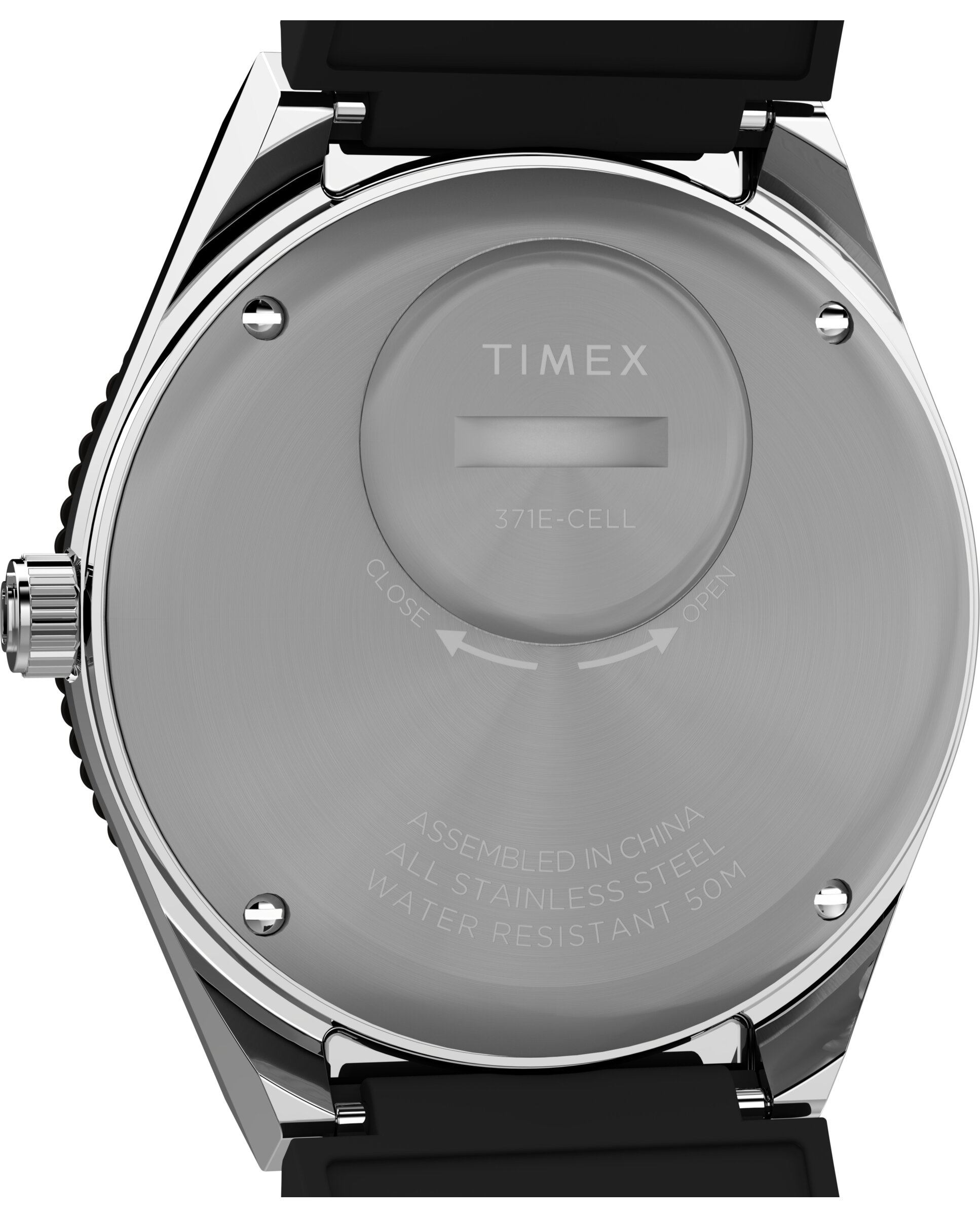 Reloj de hombre q timex tw2w57500 de caucho y correa negra - Negro Negro-4