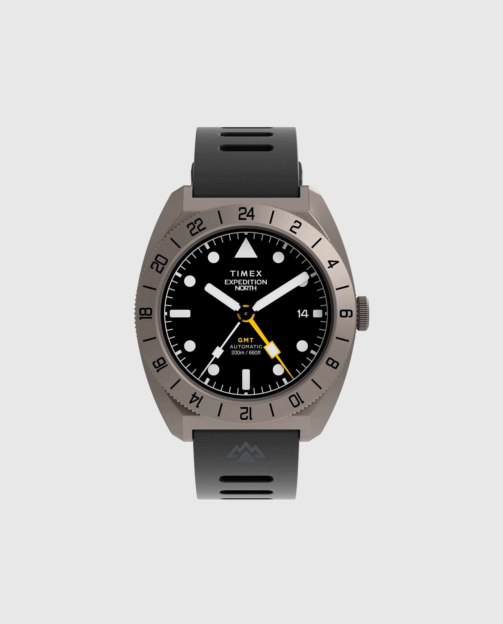Imagen 0 de Reloj de hombre expedition north tw2w53000 automático de silicona y correa negra Negro