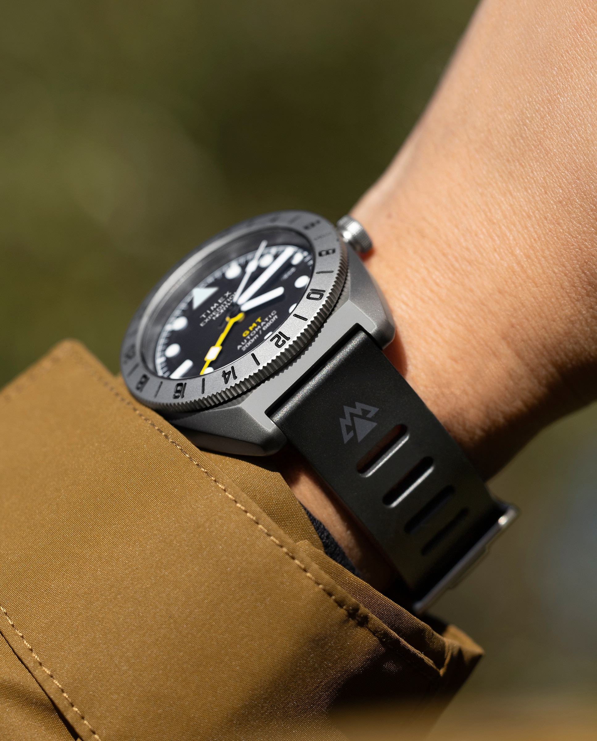 Reloj de hombre expedition north tw2w53000 automático de silicona y correa negra - Timex - Negro Negro-6