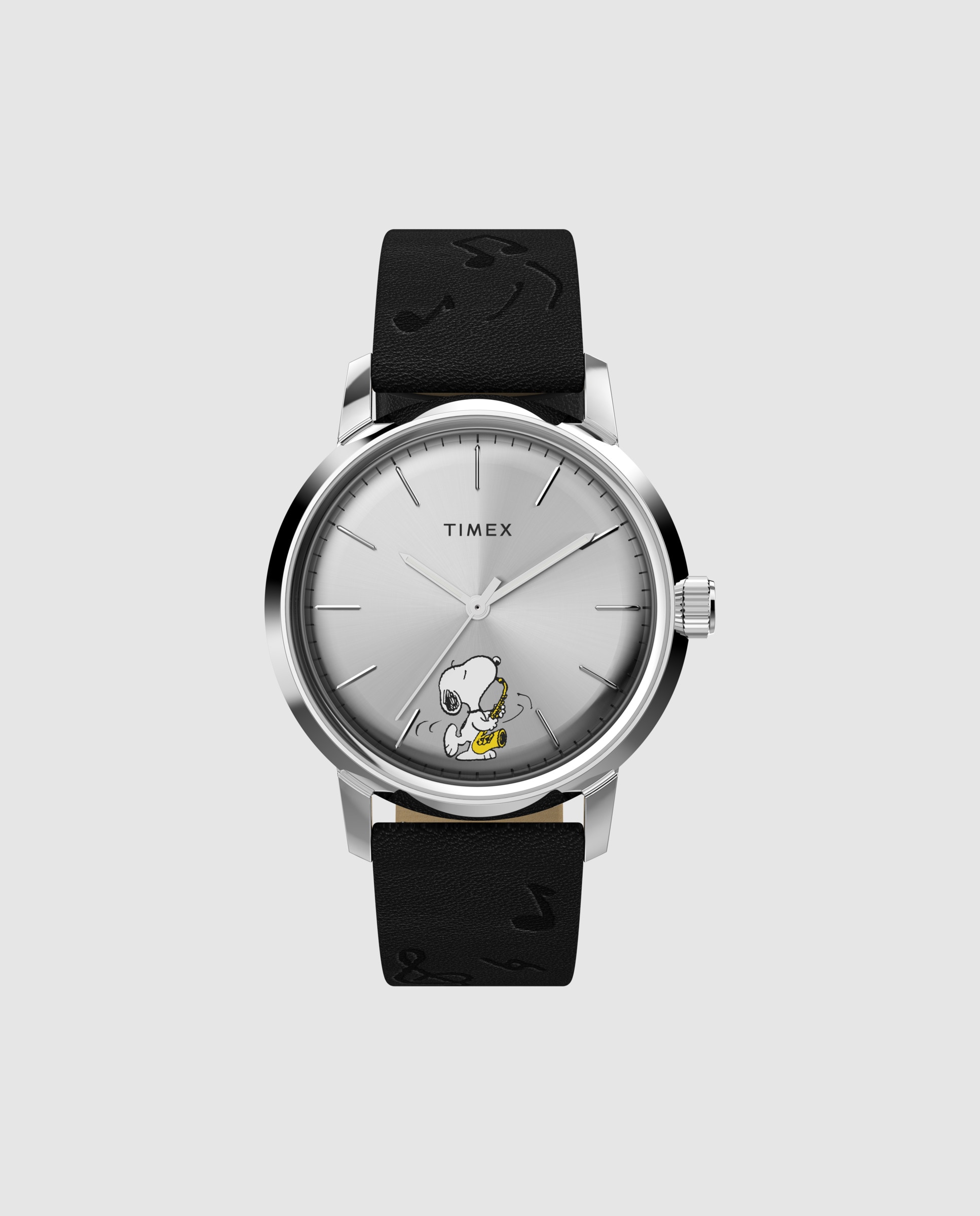 Imagen 0 de Reloj de hombre peanuts tw2w68800 automático de piel sintética y correa negra Negro
