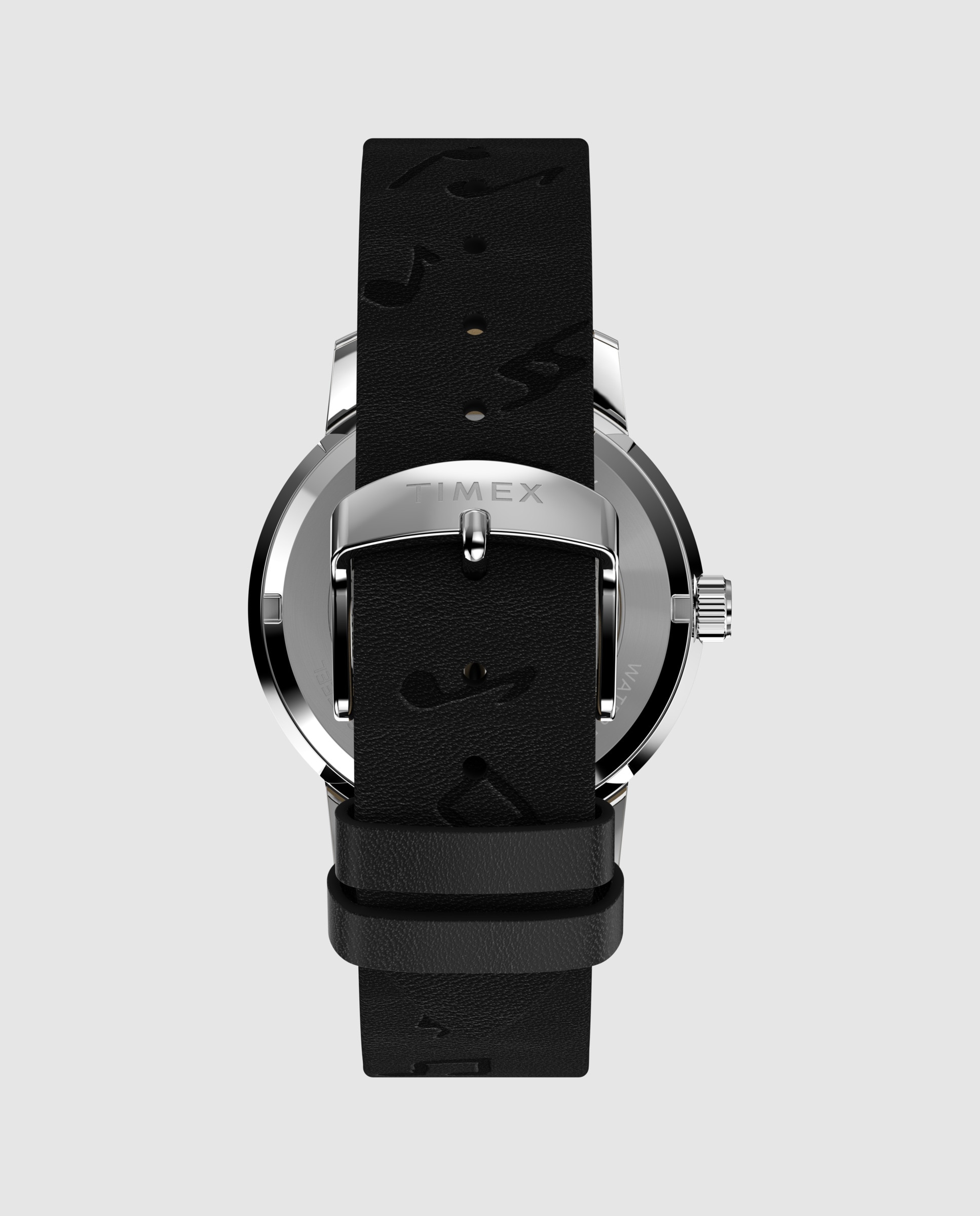Reloj de hombre peanuts tw2w68800 automático de piel sintética y correa negra - Timex - Negro Negro-4