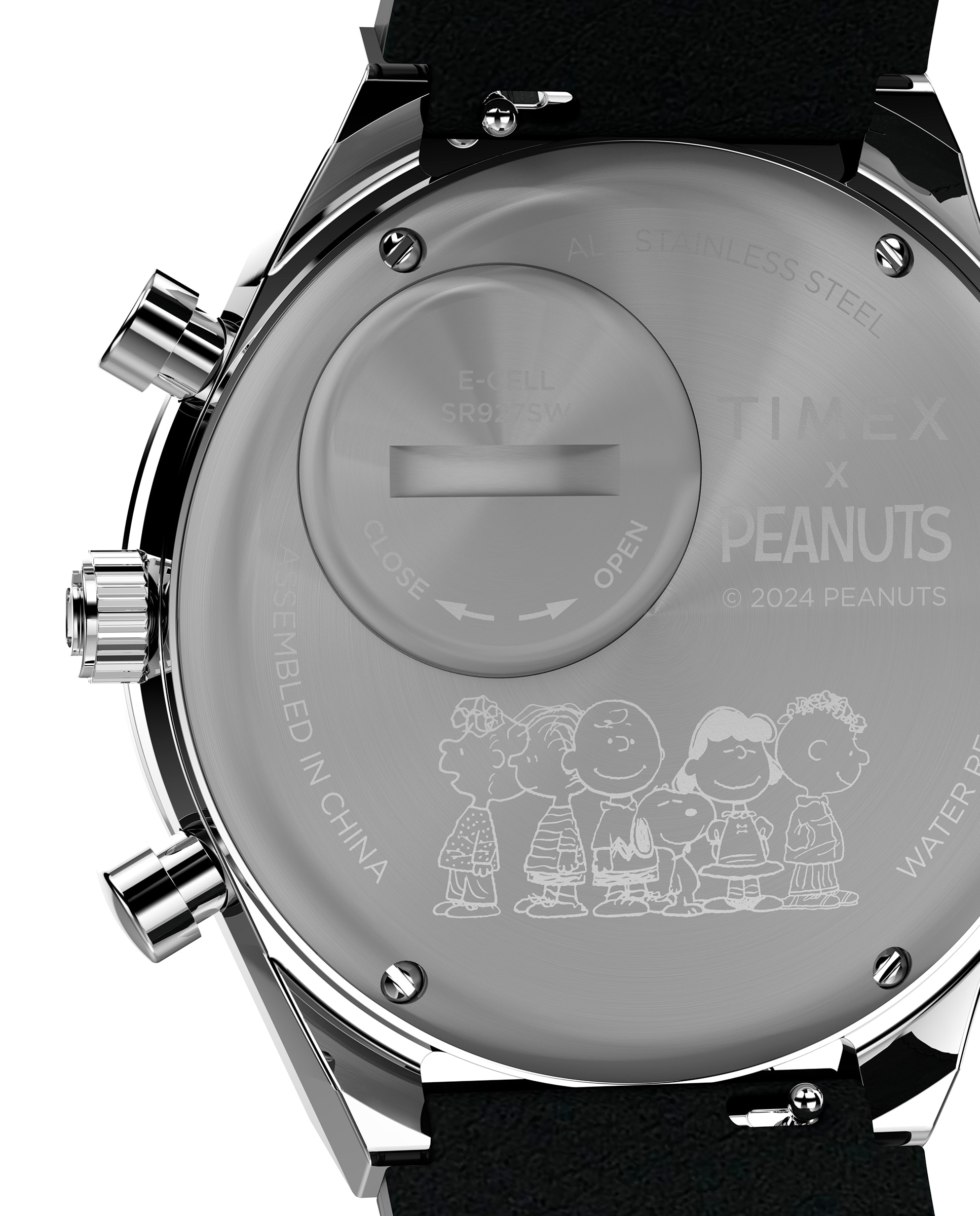 Reloj de hombre peanuts tw2w68900 de piel y correa negra - Timex - Negro Negro-4