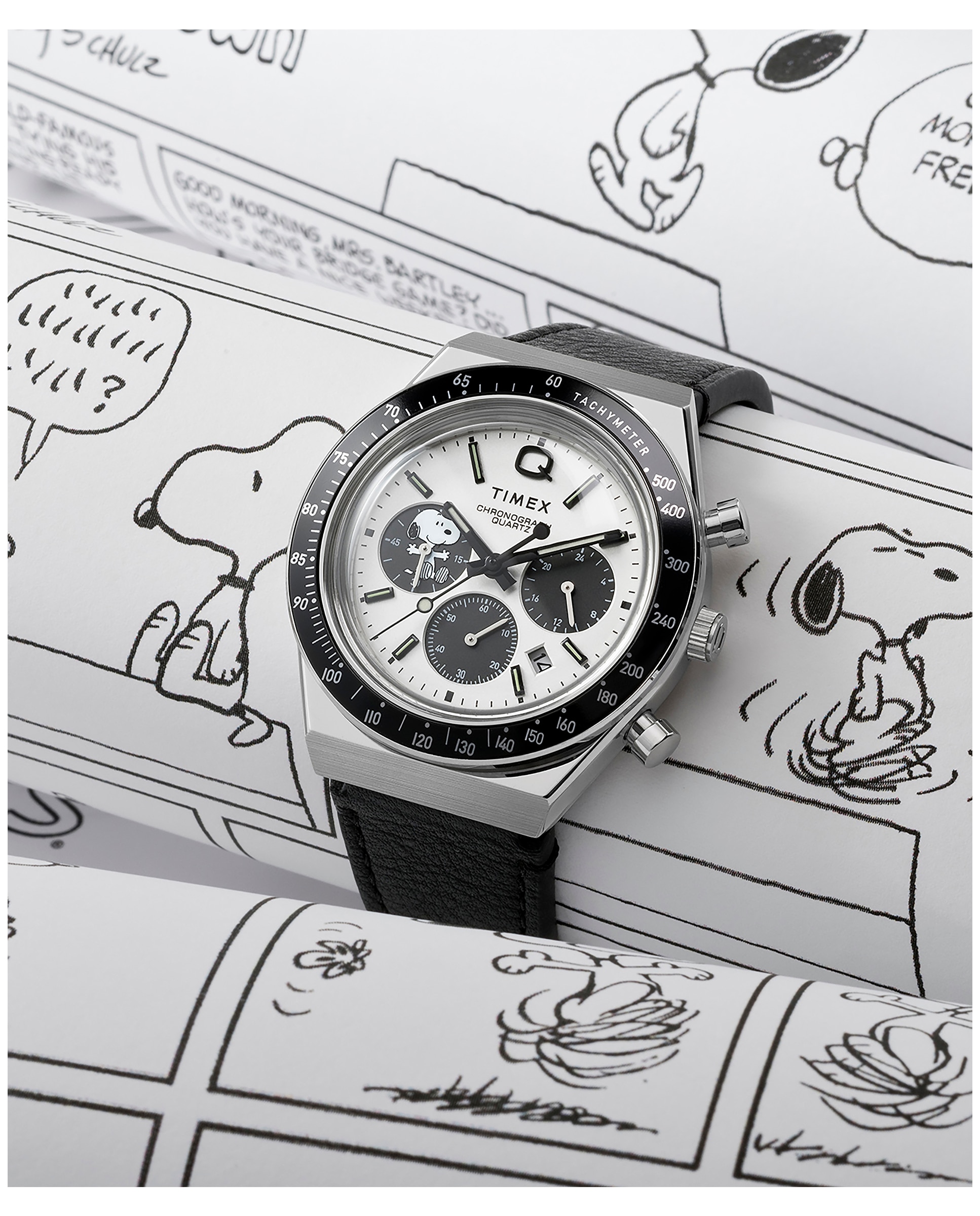 Reloj de hombre peanuts tw2w68900 de piel y correa negra - Timex - Negro Negro-6