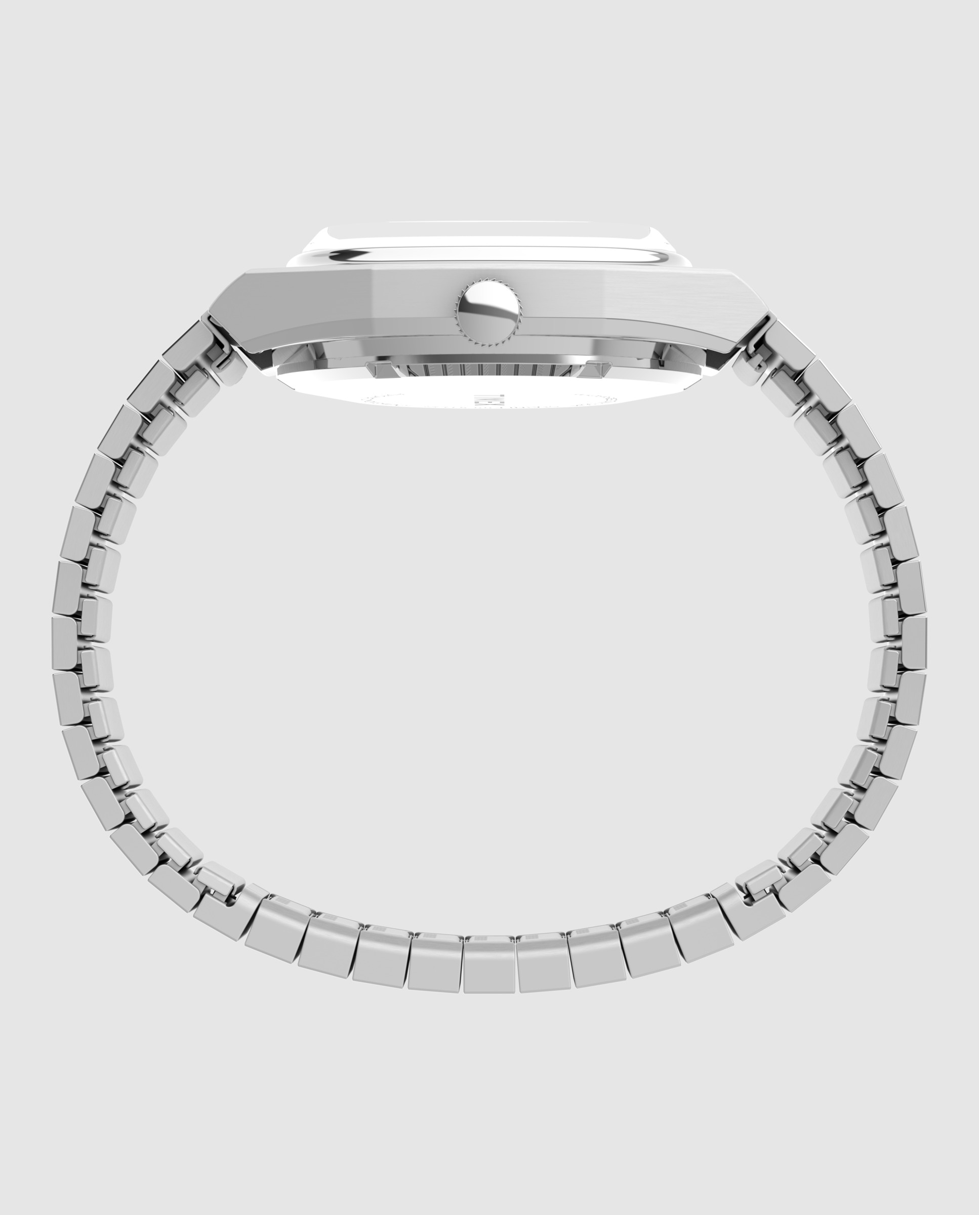 Reloj unisex e line tw2w70800 automático de acero y correa plateada/gris - Timex - Plata Plata-2