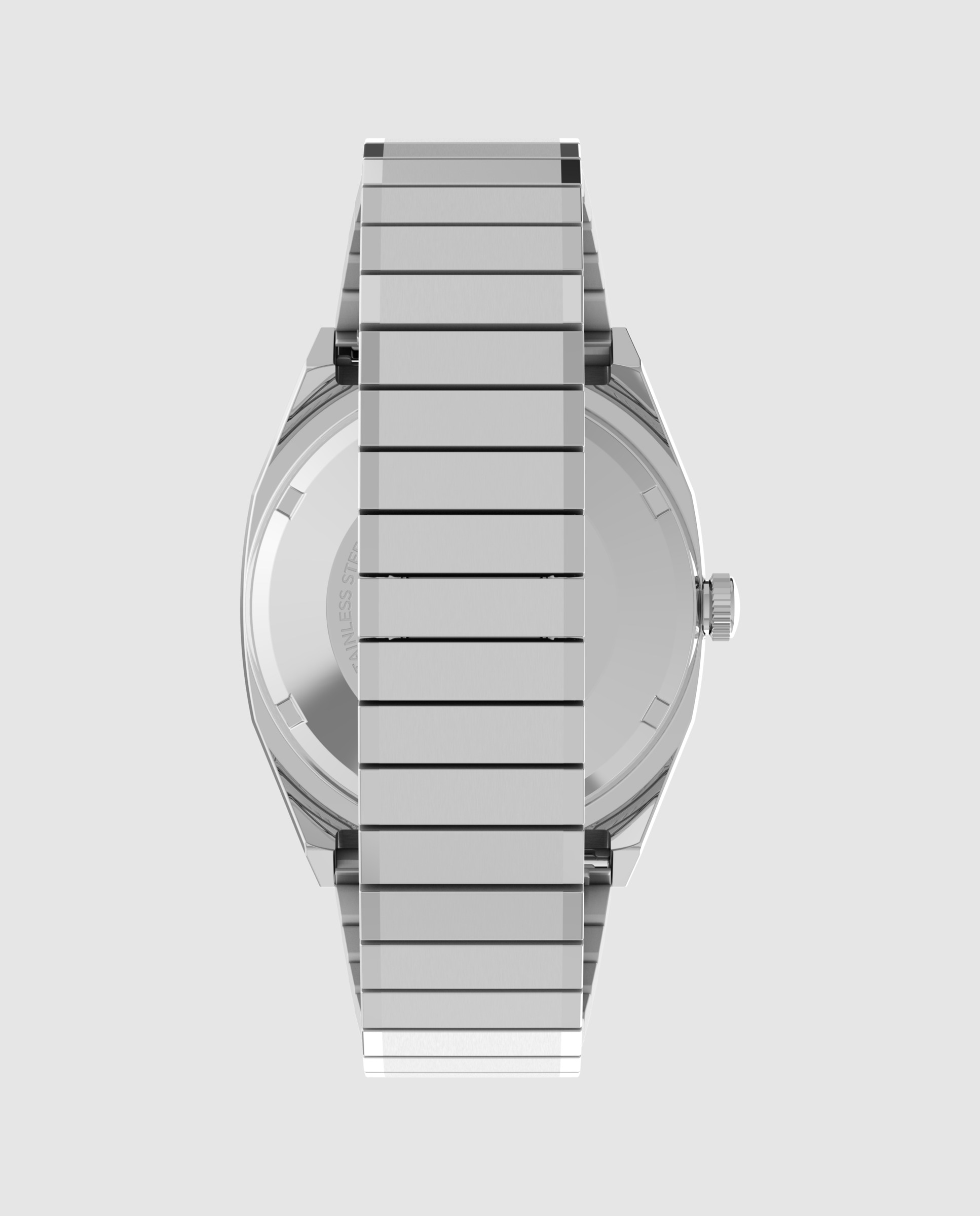 Reloj unisex e line tw2w70800 automático de acero y correa plateada/gris - Timex - Plata Plata-4