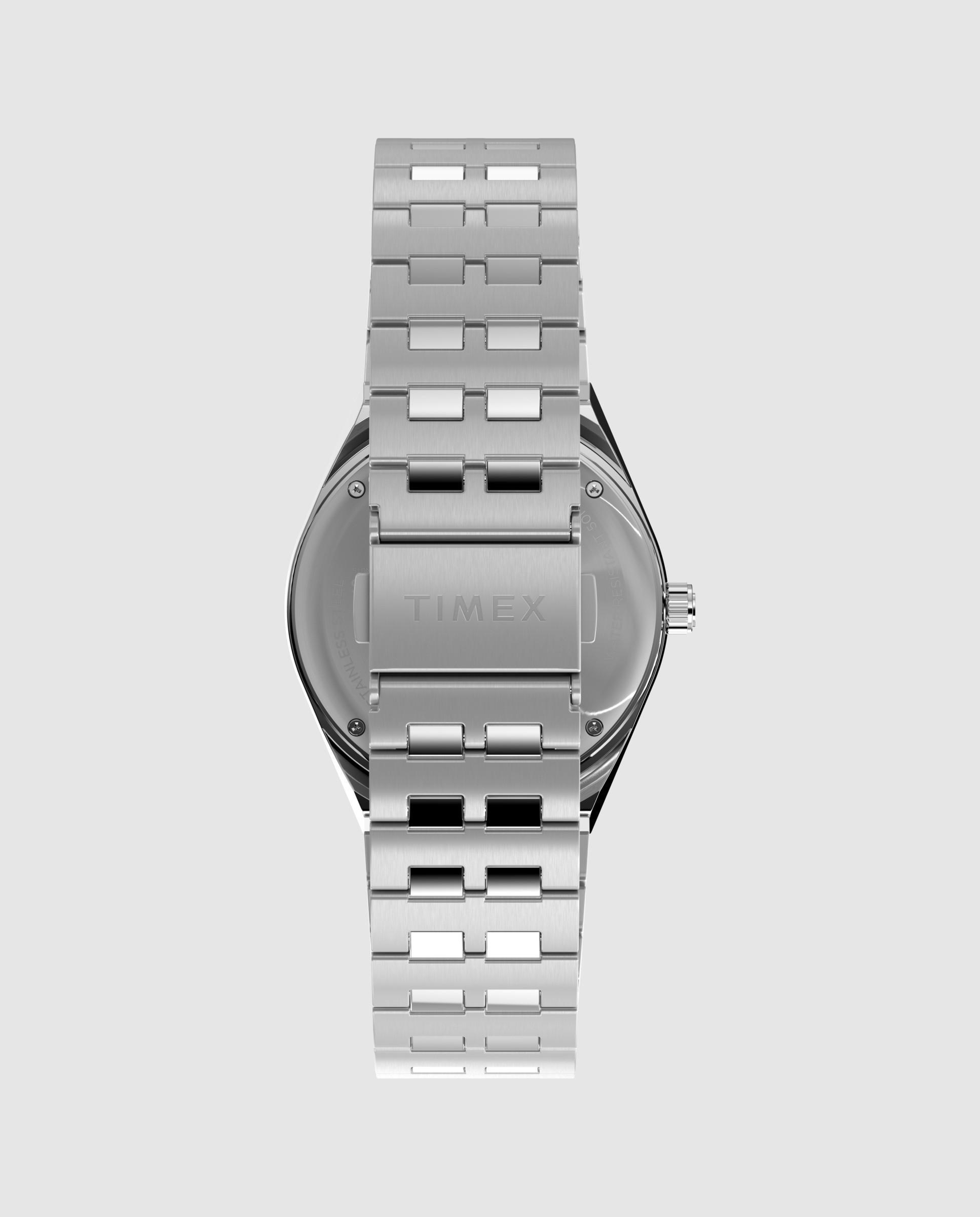Reloj de hombre peanuts tw2w83300 de acero y correa plateada - Timex - Plata Plata-4