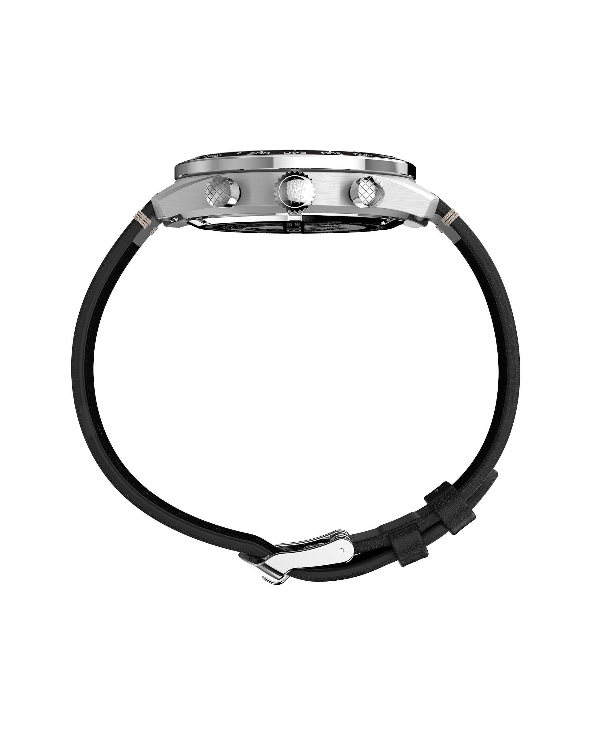 Reloj de hombre waterbury tw2y18600 de piel sintética y correa negra - Timex - Negro Negro-2