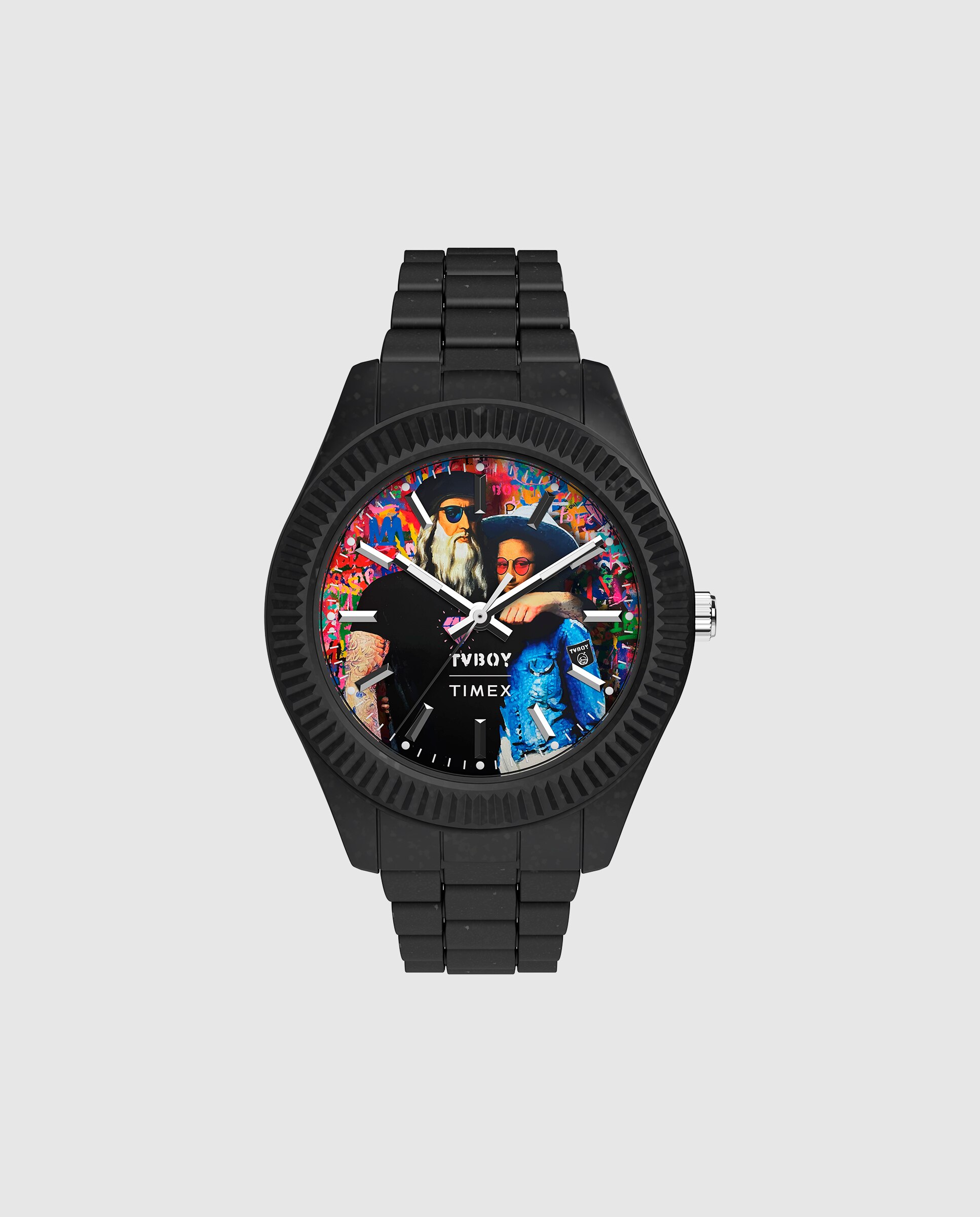 Reloj unisex tvboy tw2y46700 de plástico y correa negra - Timex - Negro Negro-1