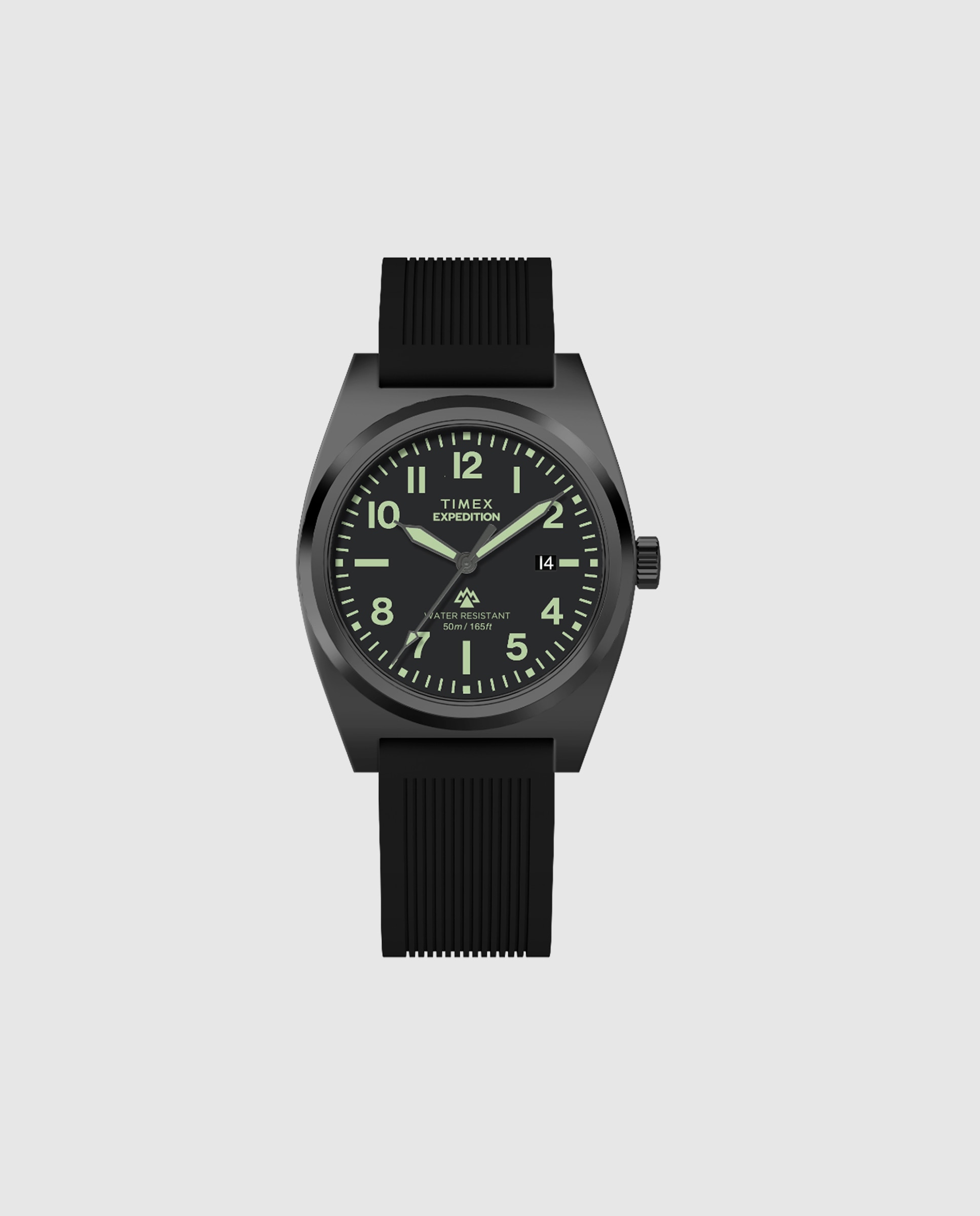 Imagen 0 de Reloj de hombre expedition north tw2y18100 de silicona y correa negra Negro
