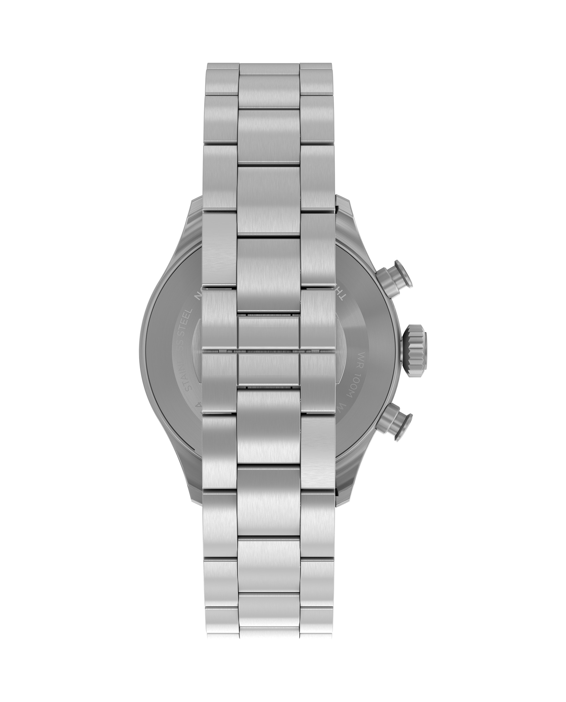 Reloj de hombre waterbury tw2y19100 de acero y correa plateada/gris - Timex - Plata Plata-3