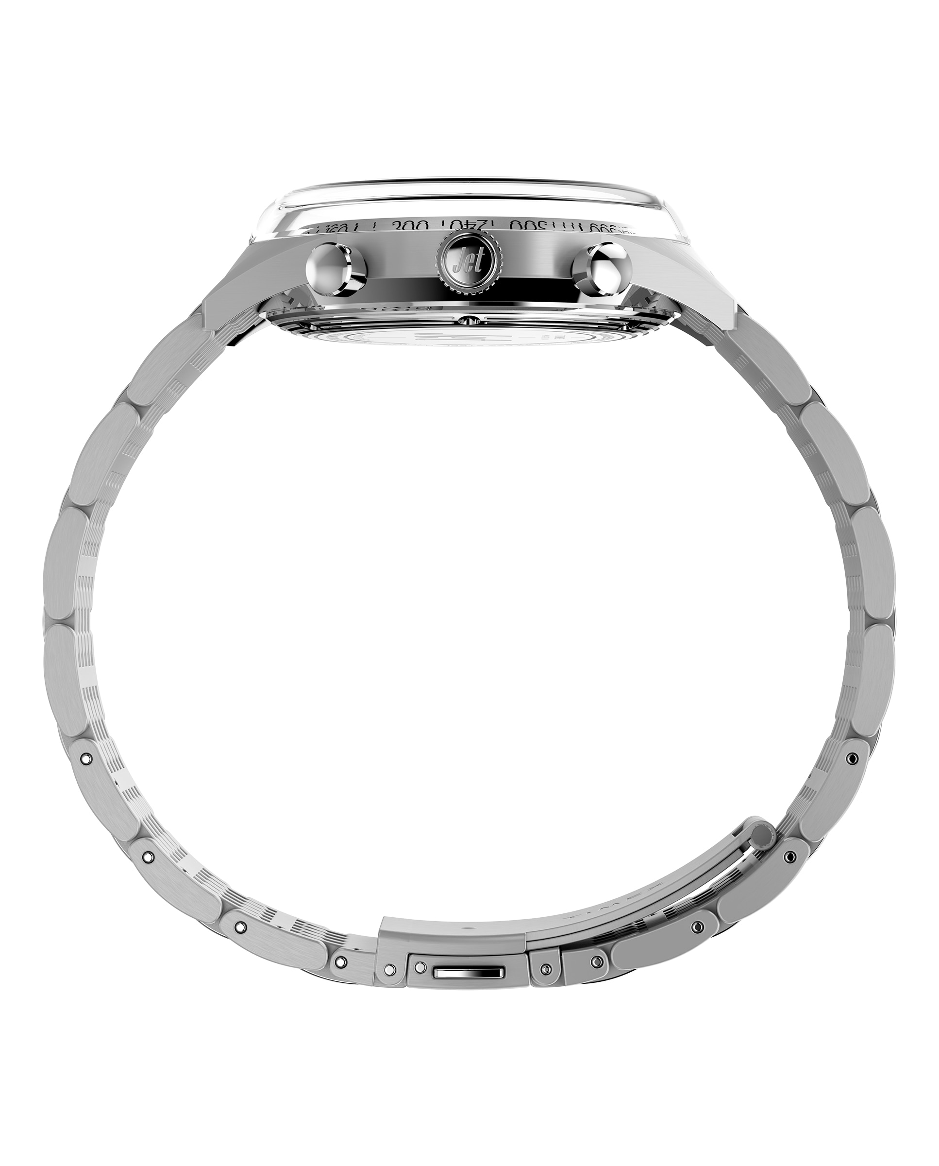 Reloj de hombre marlin tw2y24600 de acero y correa plateada/gris - Timex - Plata Plata-2