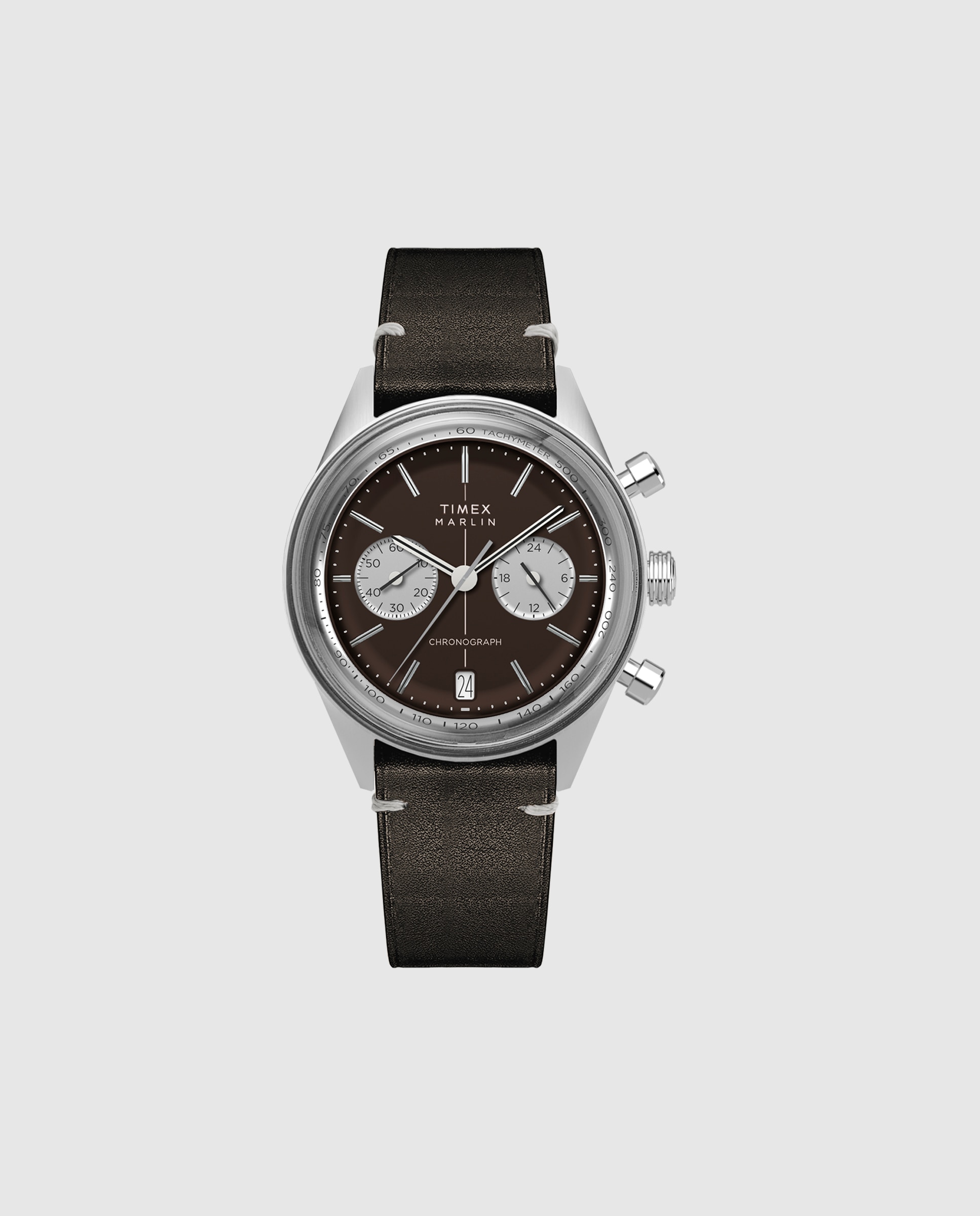 Imagen 0 de Reloj de hombre marlin tw2y24700 de piel y correa negra Negro