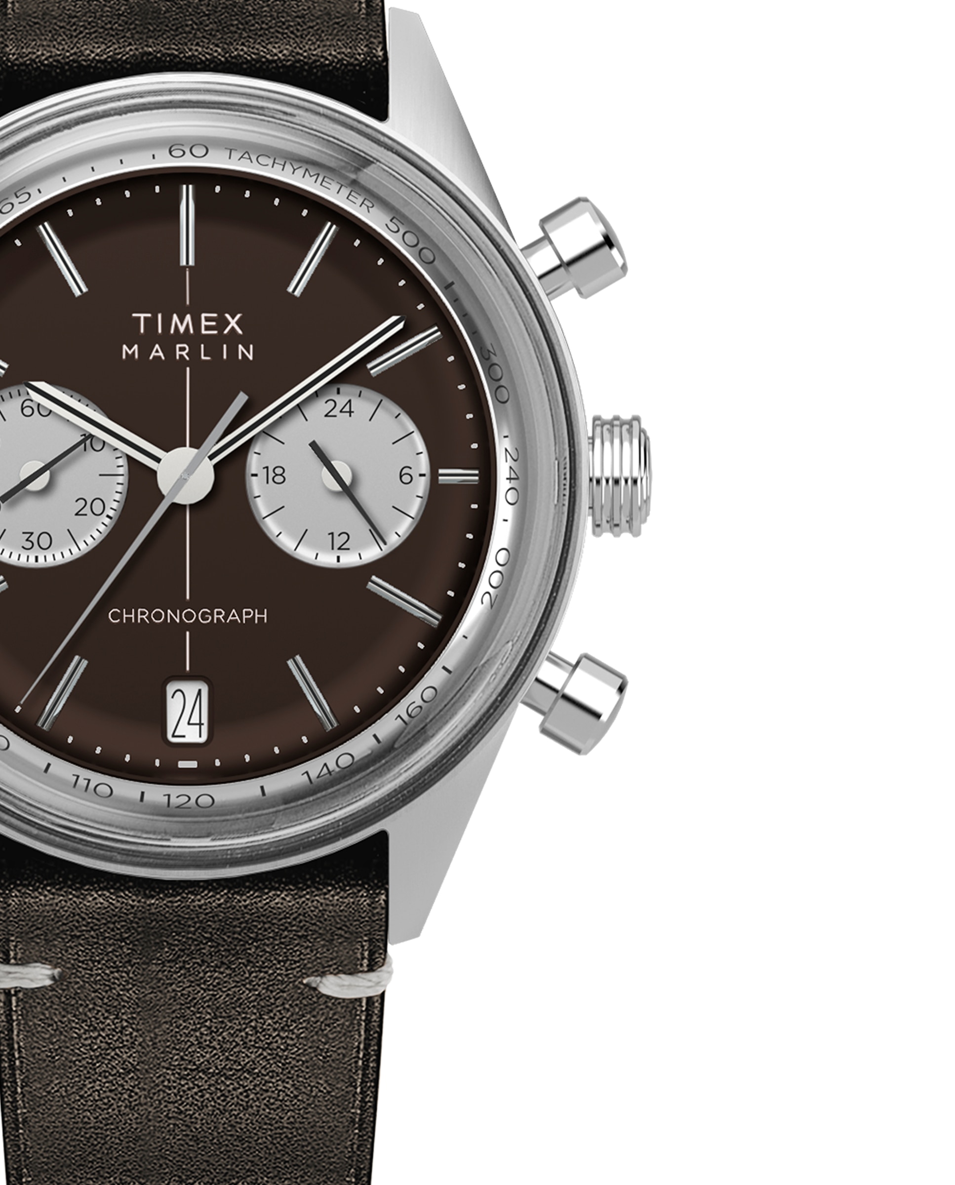 Reloj de hombre marlin tw2y24700 de piel y correa negra - Timex - Negro Negro-2