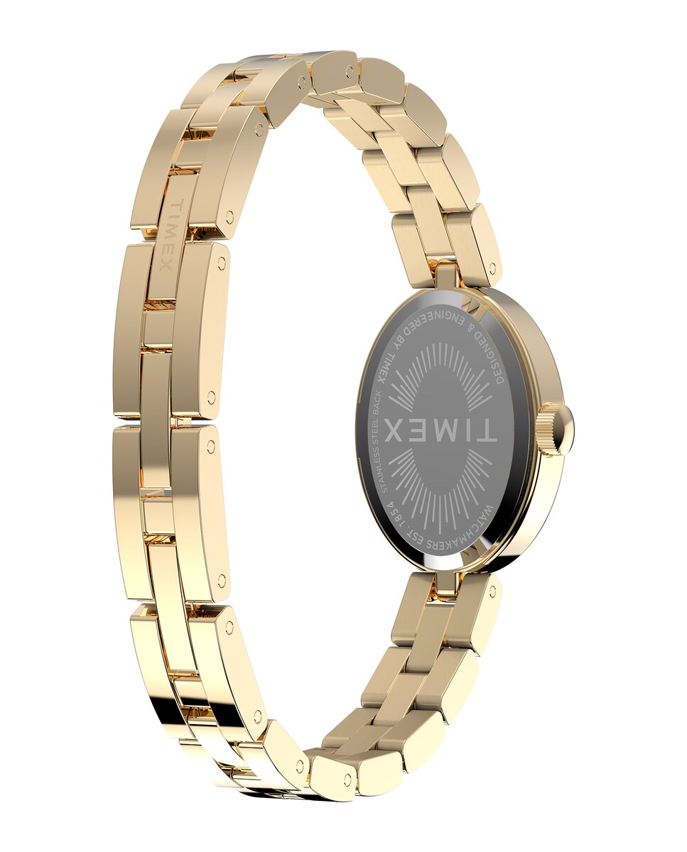 Reloj de mujer Trend TW2Y26700 de acero y correa dorada Oro-5