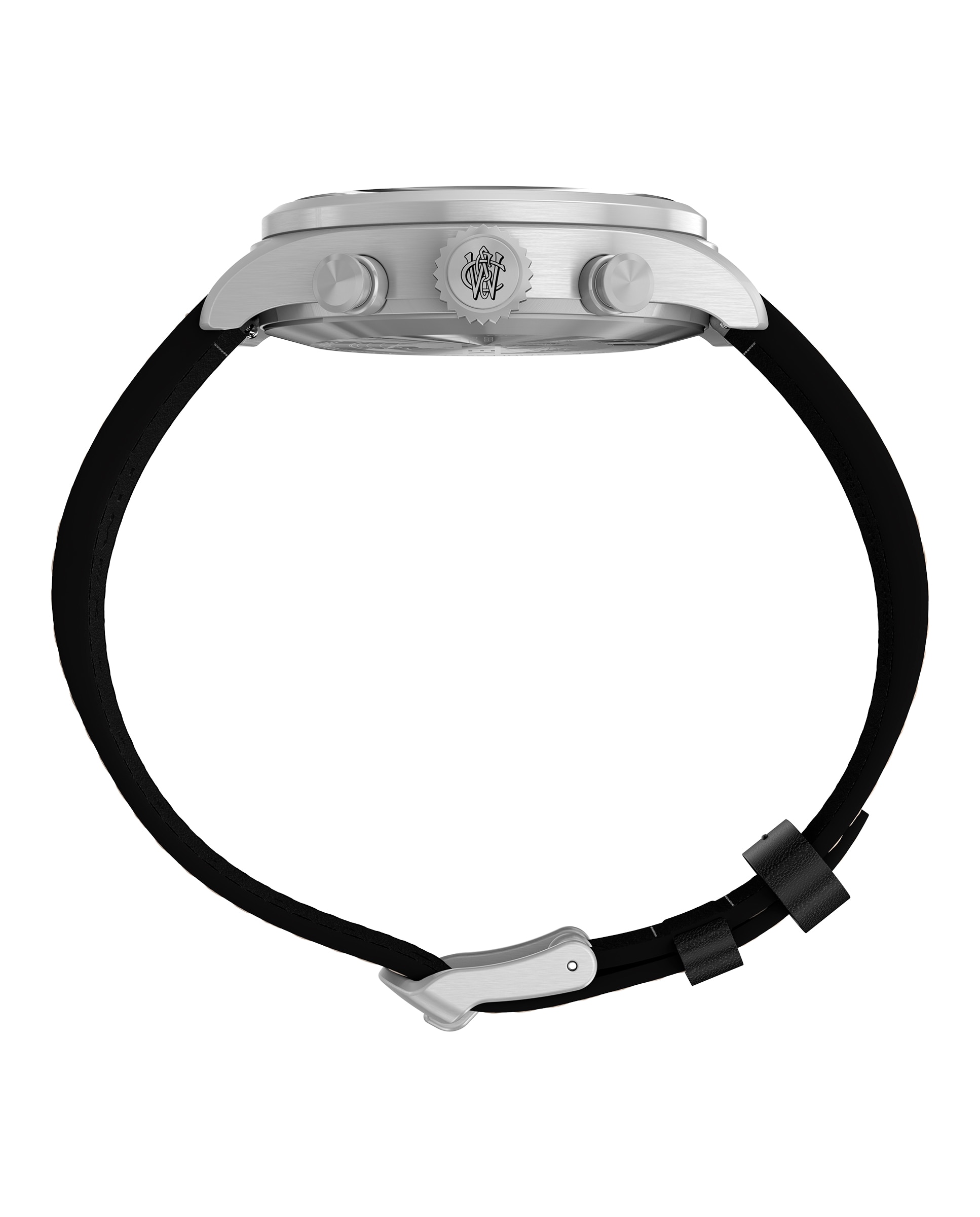 Reloj de hombre waterbury tw2y19000 de piel y correa negra - Timex - Negro Negro-2