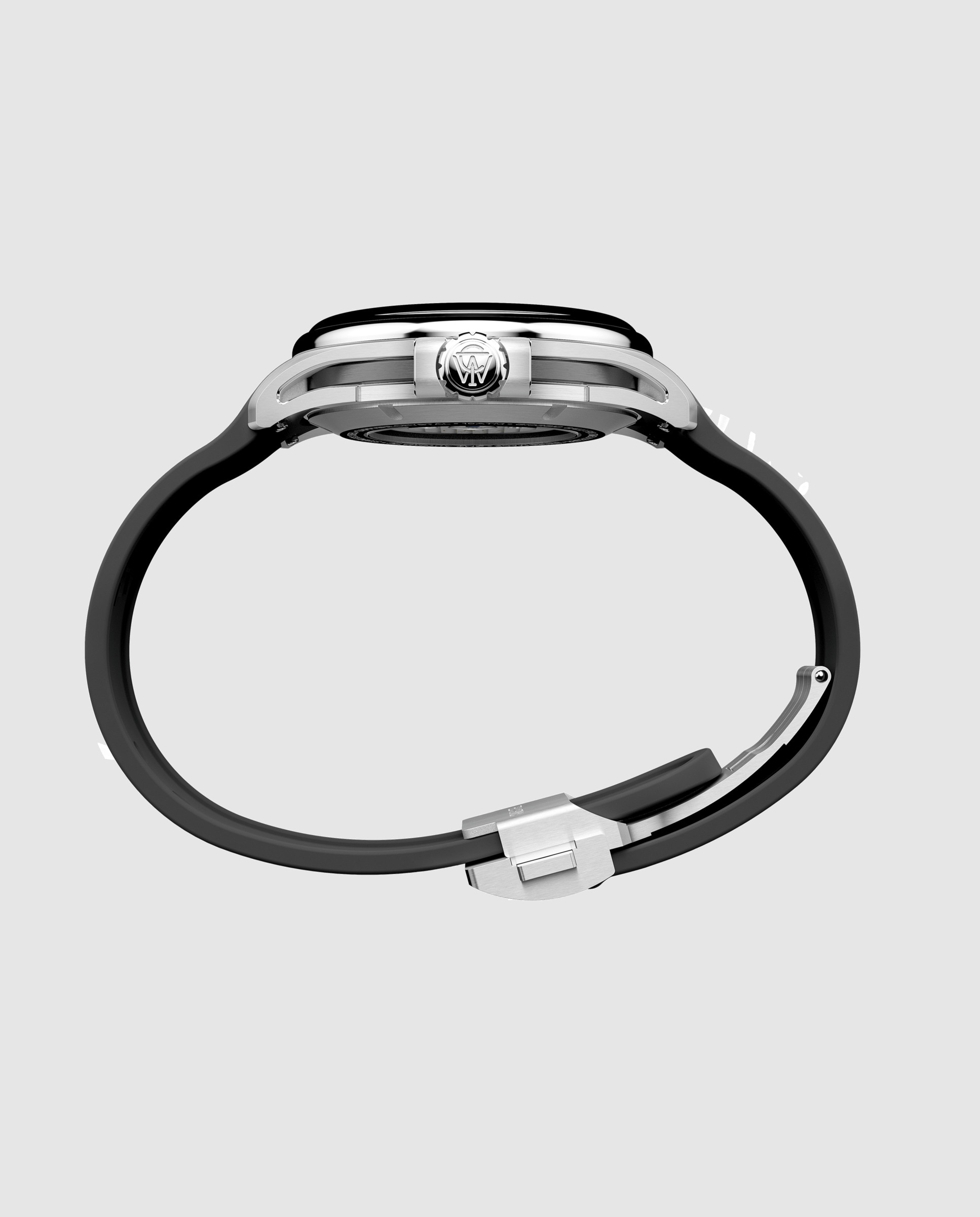 Reloj de hombre atelier tw2y72400 automático de silicona y correa negra - Timex - Negro Negro-2