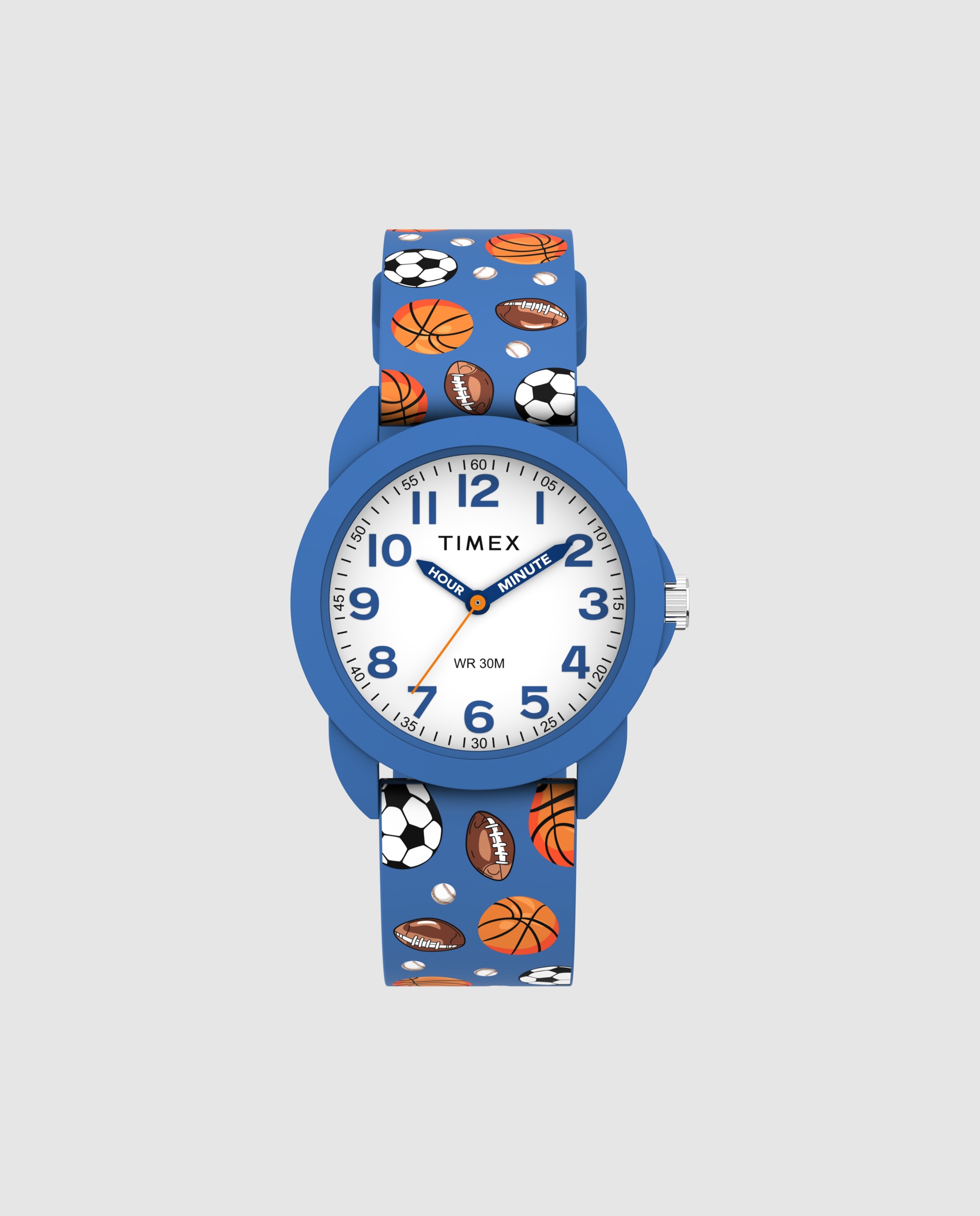 Reloj infantil time teacher tw2y59900 de silicona y correa azul