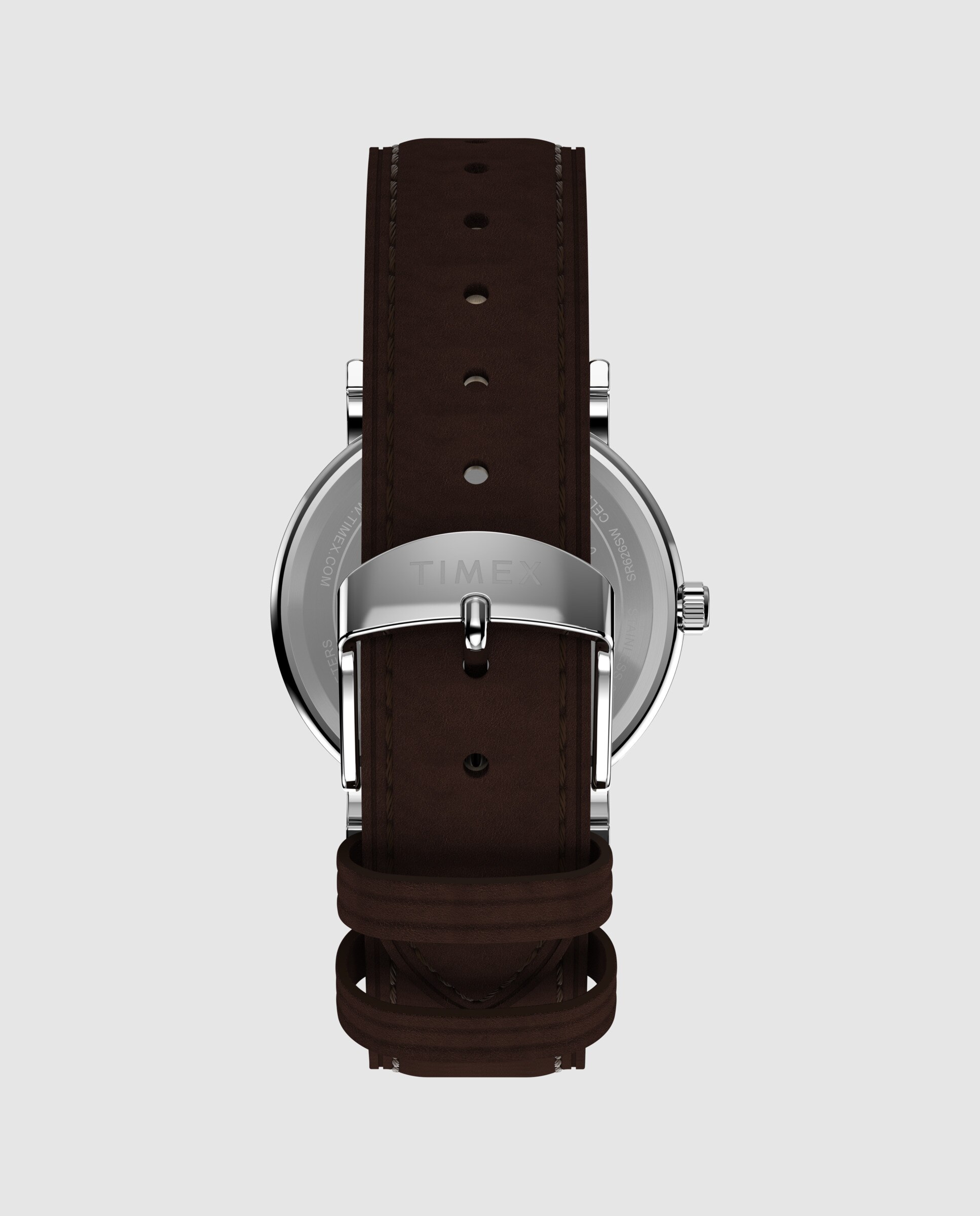 Reloj de hombre peanuts tw2y51500 de piel sintética y correa - Timex - Marrón Marrón-3
