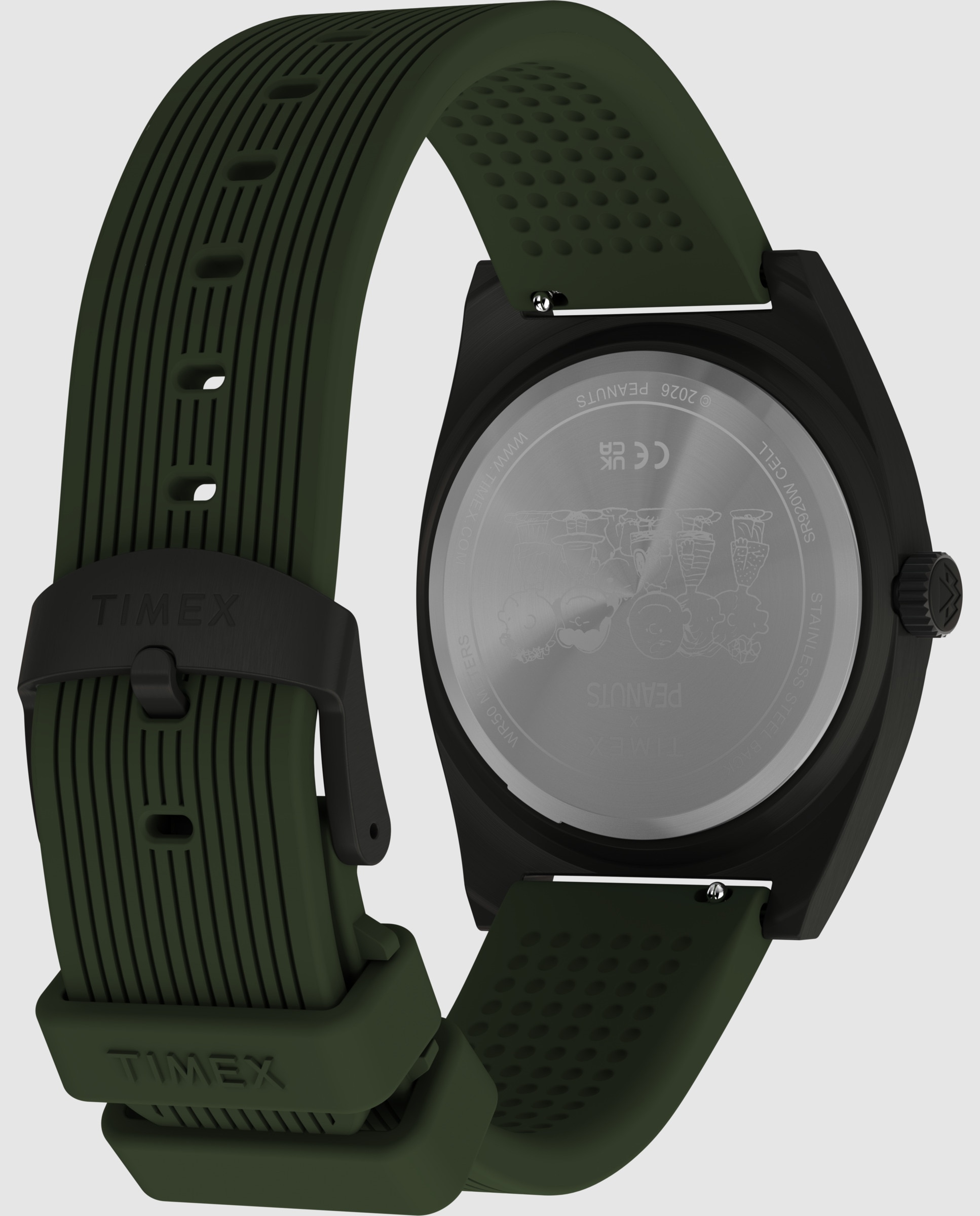 Reloj de hombre peanuts tw2y52500 de silicona y correa - Timex - Verde Verde-3
