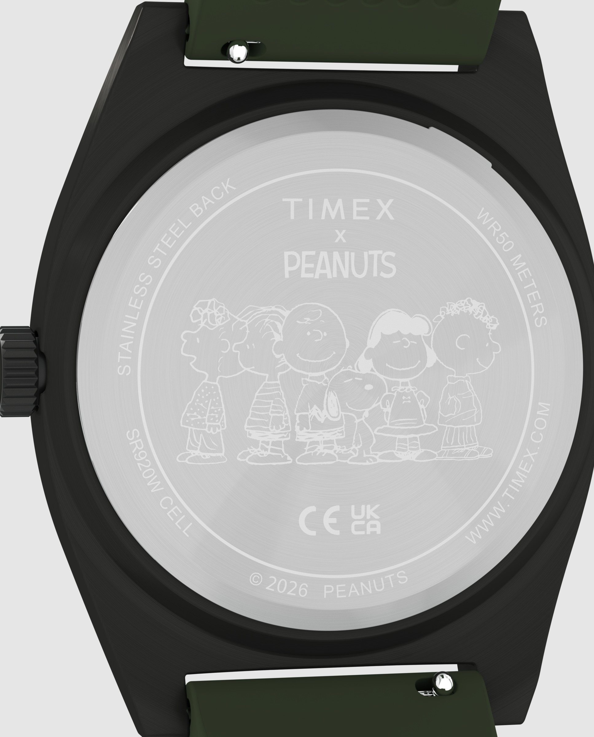 Reloj de hombre peanuts tw2y52500 de silicona y correa - Timex - Verde Verde-5