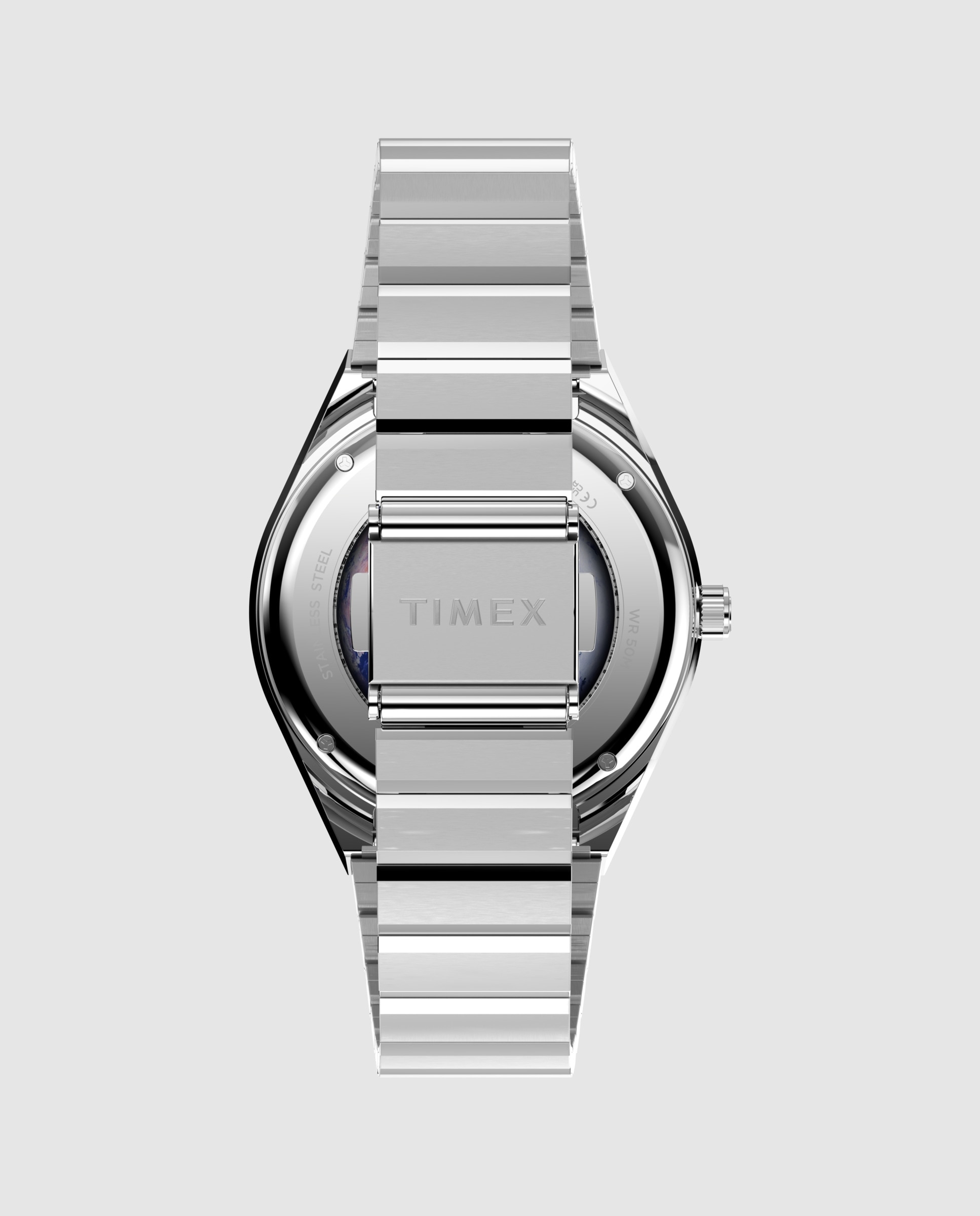 Reloj de hombre q timex tw2y56700 de acero - Plata Plata-4
