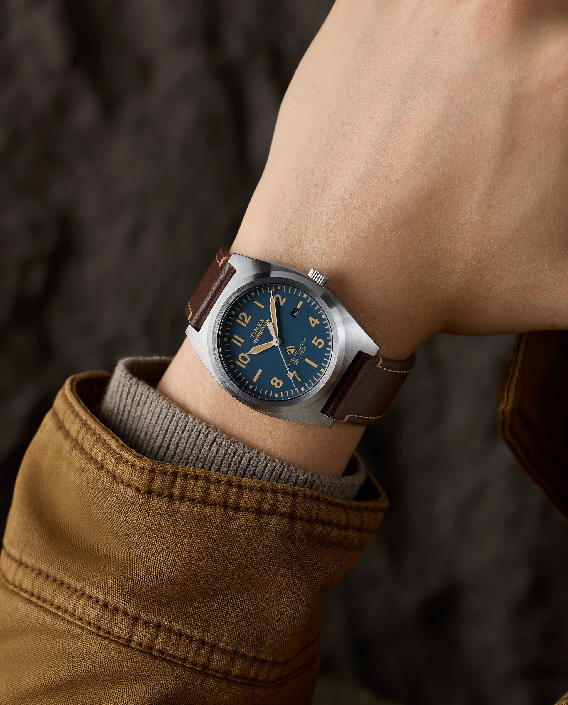Reloj de hombre expedition north tw2y30600 de ecopiel y correa - Timex - Marrón Marrón-6