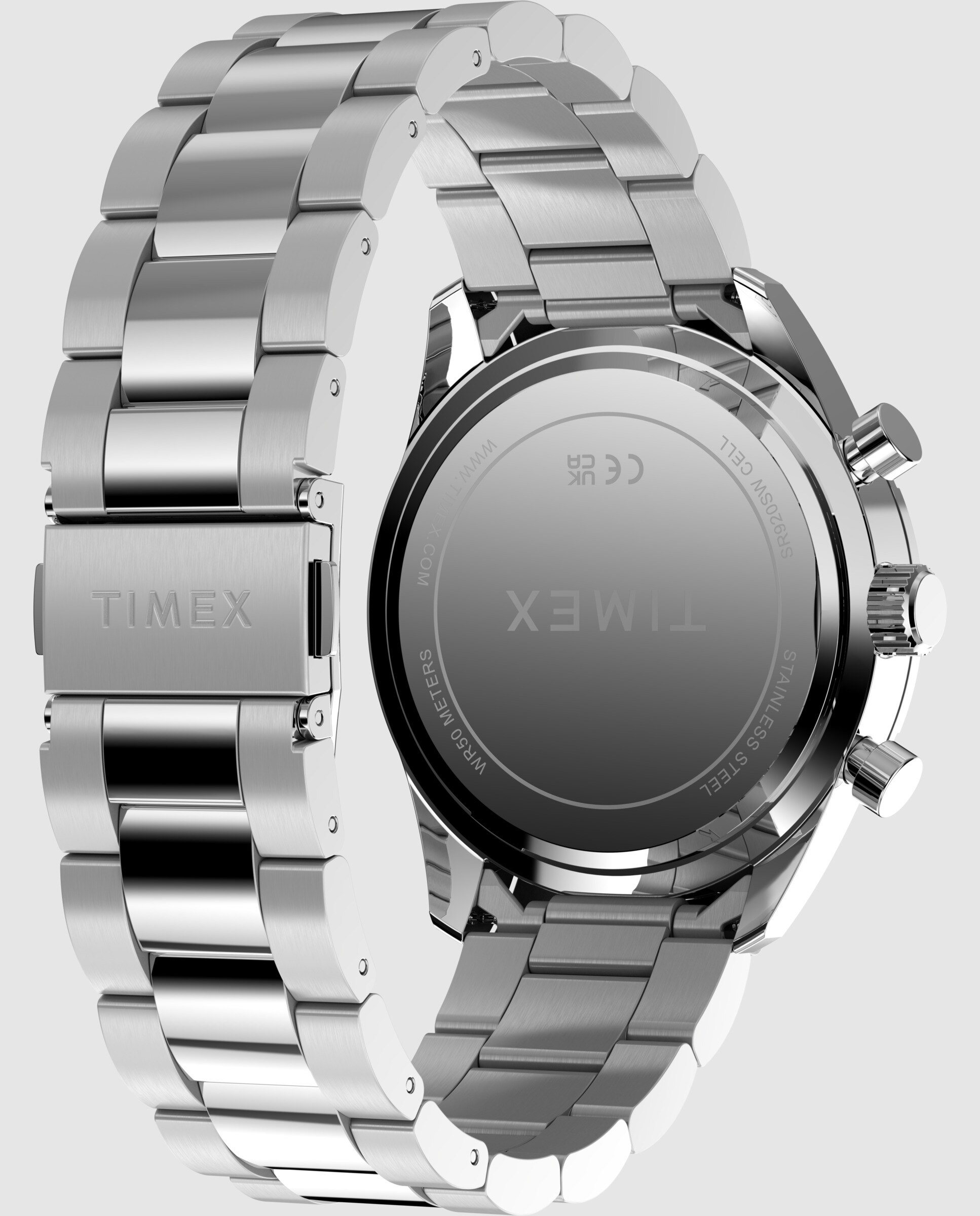 Reloj de hombre trend tw2y56900 de acero y correa plateada/gris - Timex - Plata Plata-3