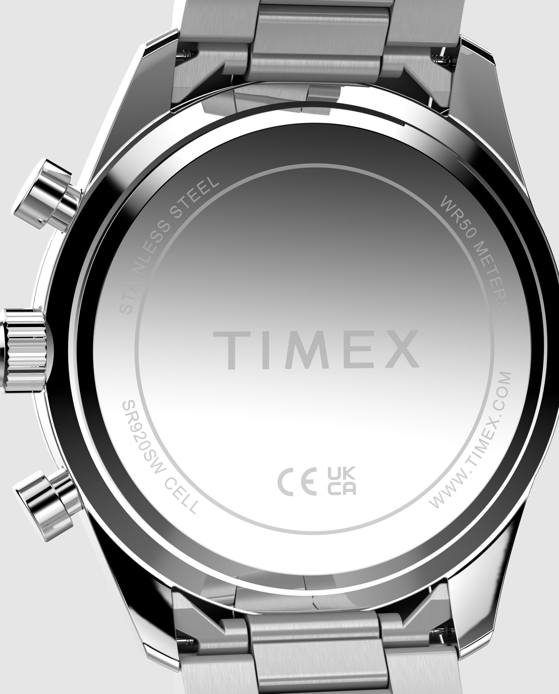 Reloj de hombre trend tw2y56900 de acero y correa plateada/gris - Timex - Plata Plata-5