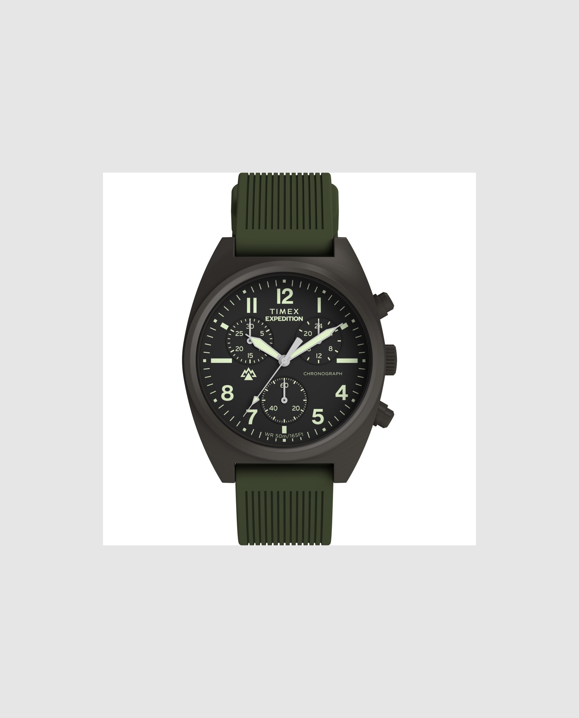 Imagen 0 de Reloj de hombre expedition north tw2y61100 de silicona y correa verde Verde