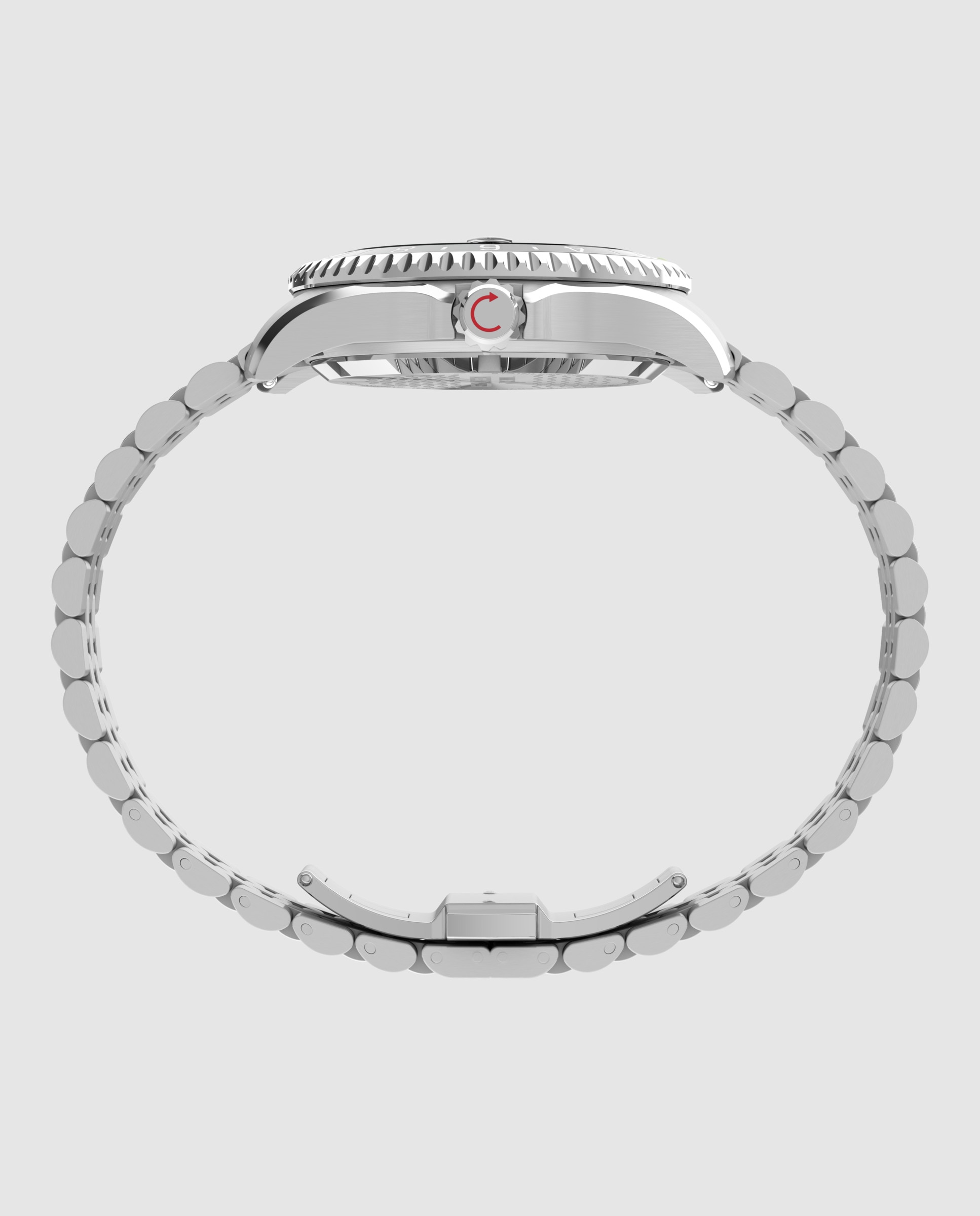 Reloj de hombre deep water tw2y63900 de acero y correa plateada/gris - Timex - Plata Plata-2