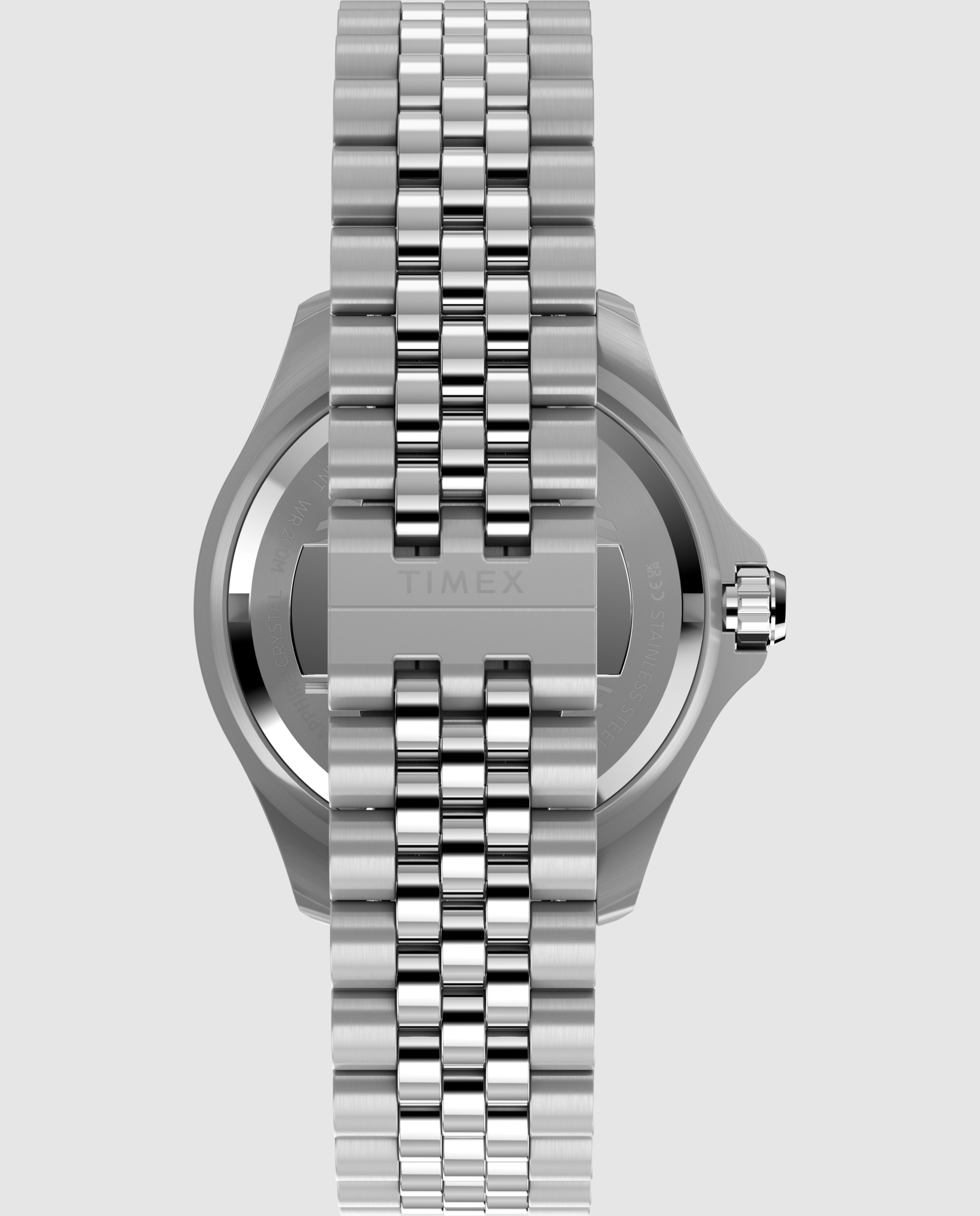 Reloj de hombre deep water tw2y63900 de acero y correa plateada/gris - Timex - Plata Plata-3