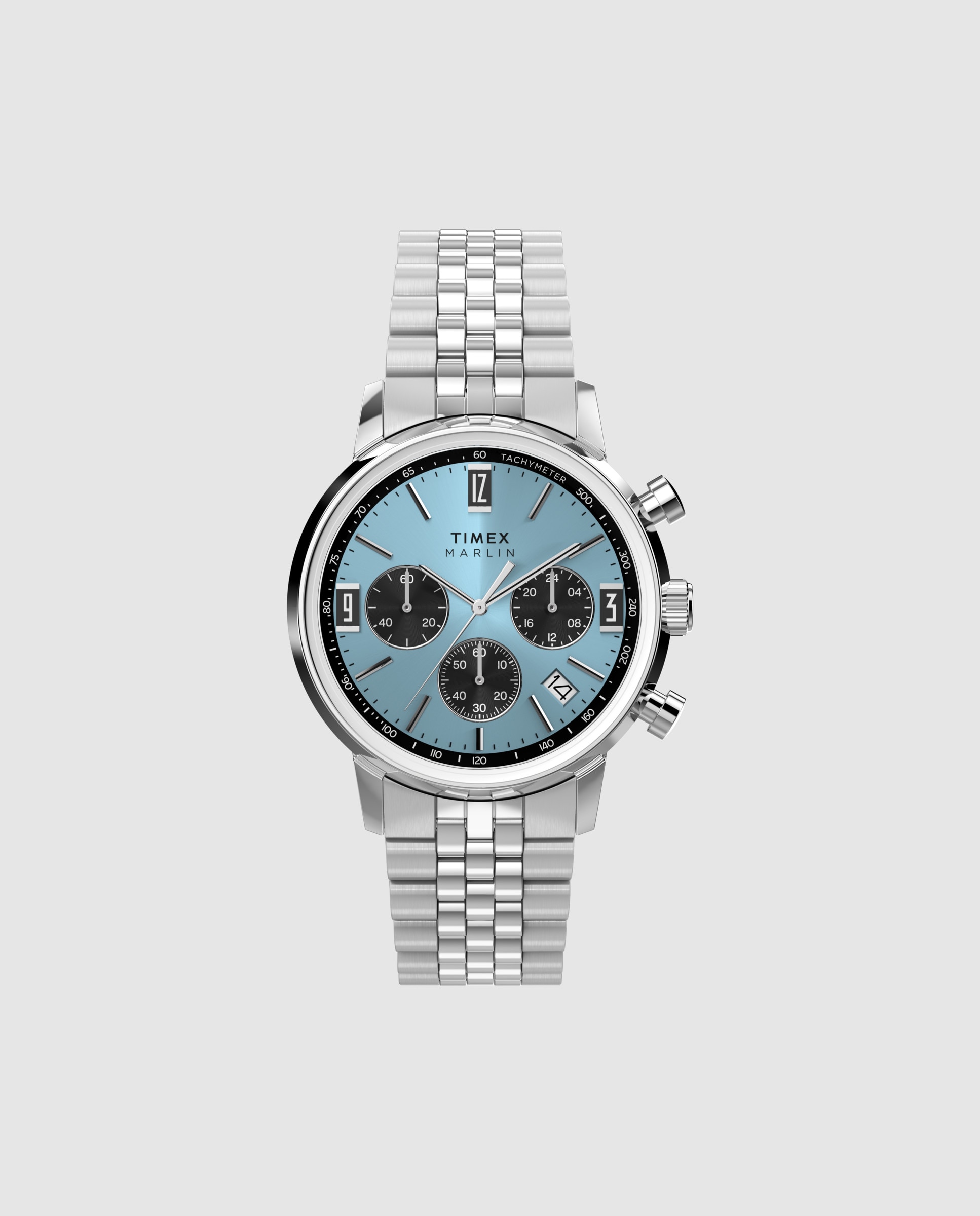 Imagen 0 de Reloj de hombre marlin tw2y66500 de acero y correa plateada/gris Plata