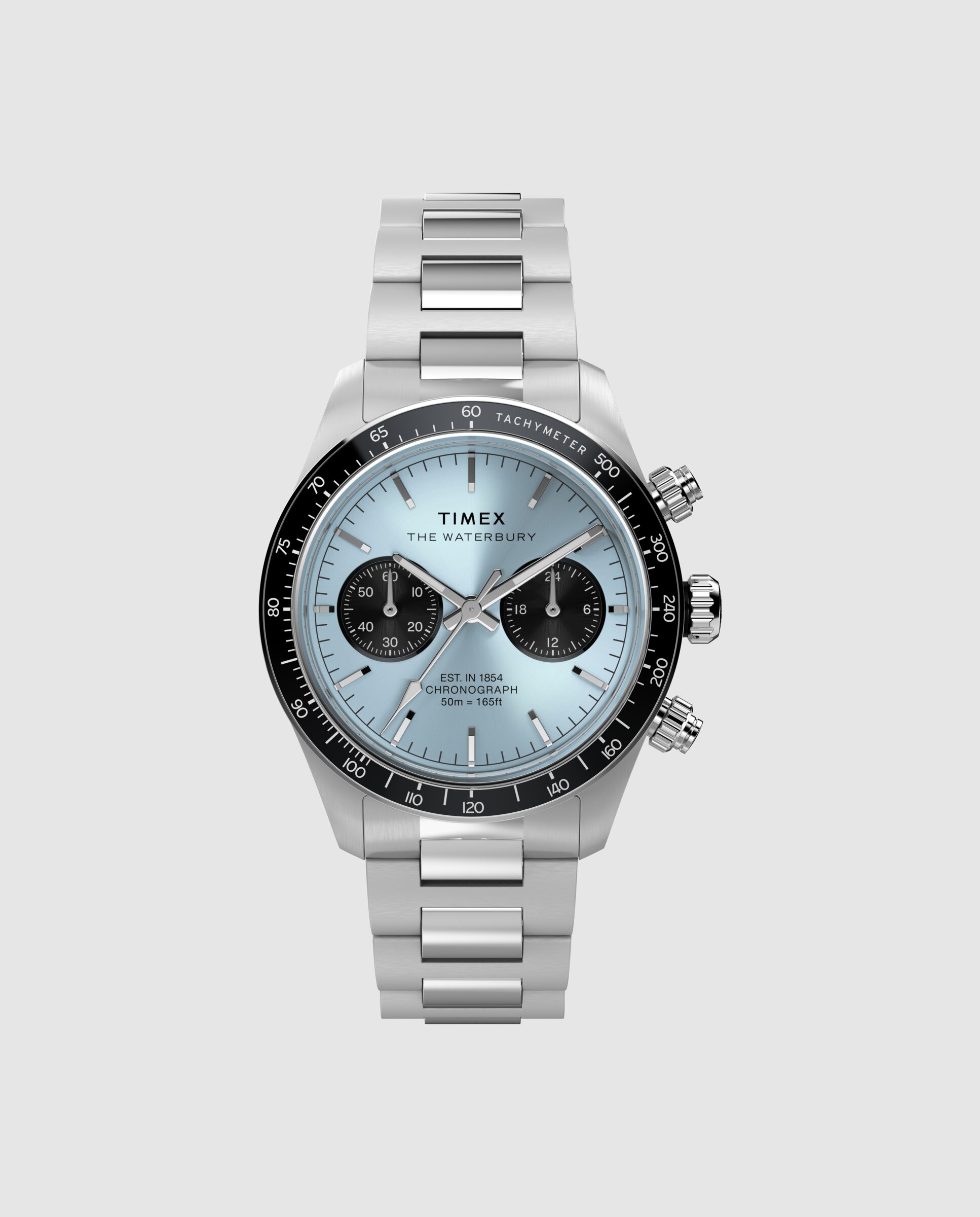 Imagen 0 de Reloj de hombre waterbury tw2y70500 de acero y correa plateada/gris Plata
