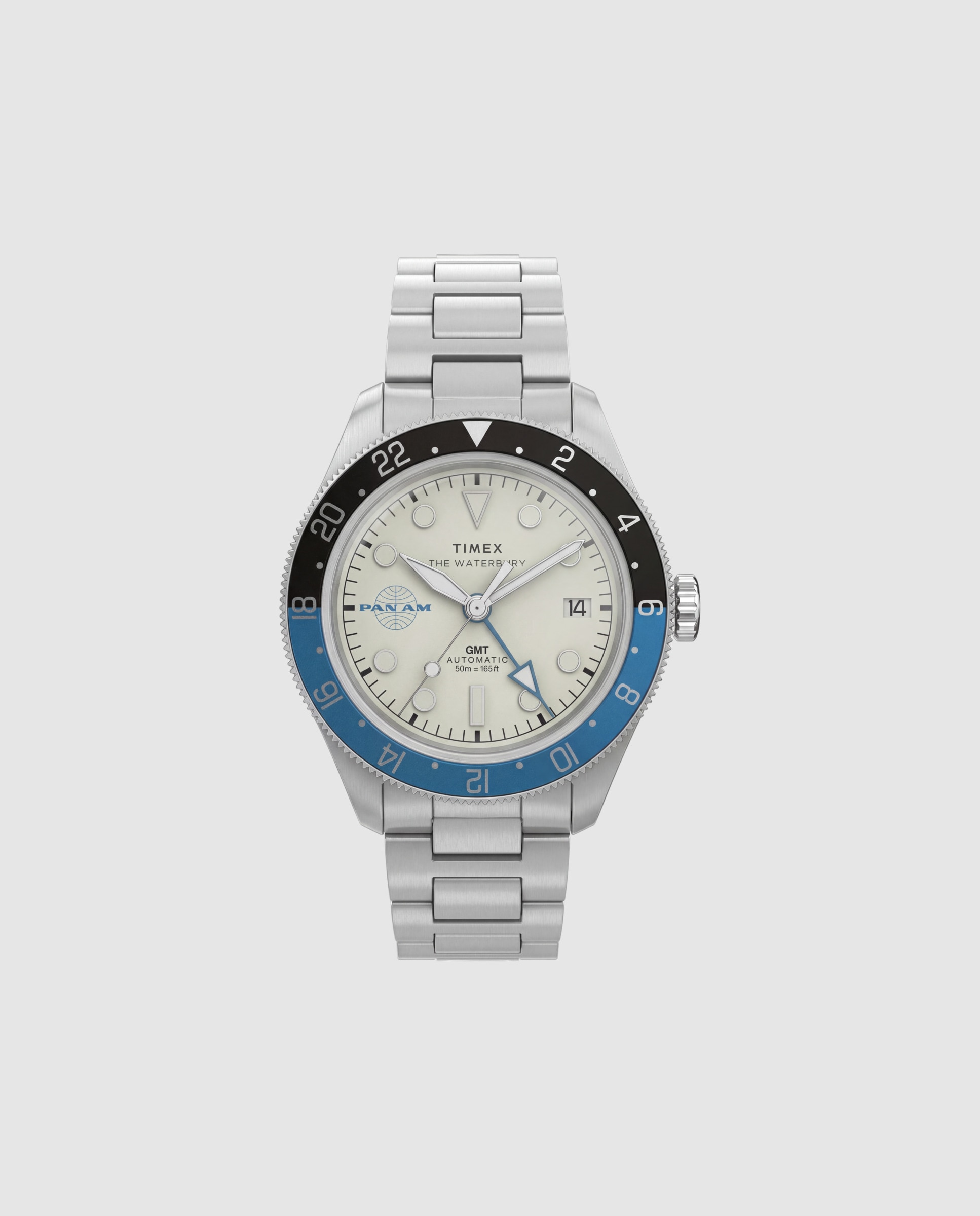Reloj de hombre waterbury heritage tw2y94300 de acero y correa plateada/gris - Timex - Plata Plata-1