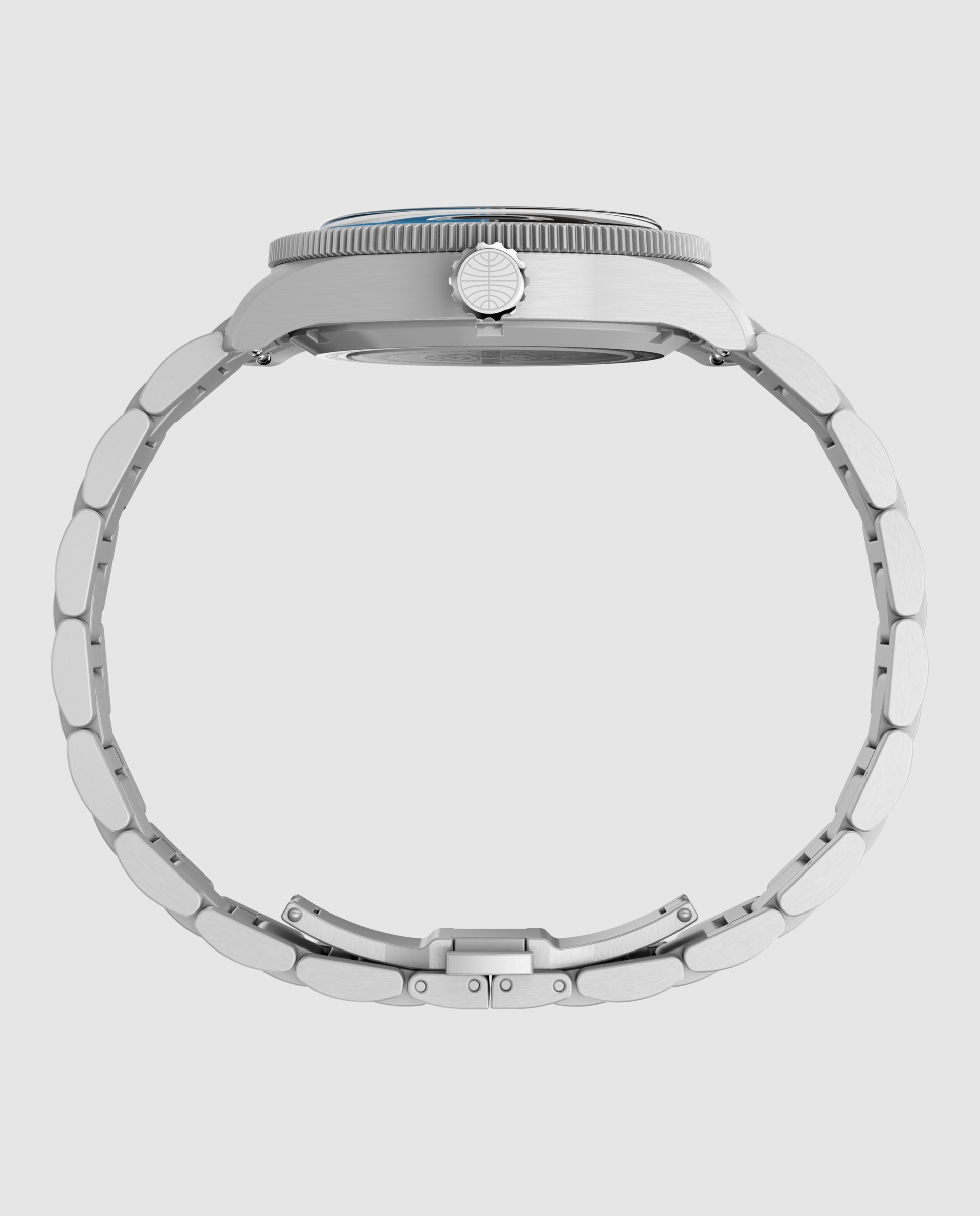 Reloj de hombre waterbury heritage tw2y94300 de acero y correa plateada/gris - Timex - Plata Plata-2