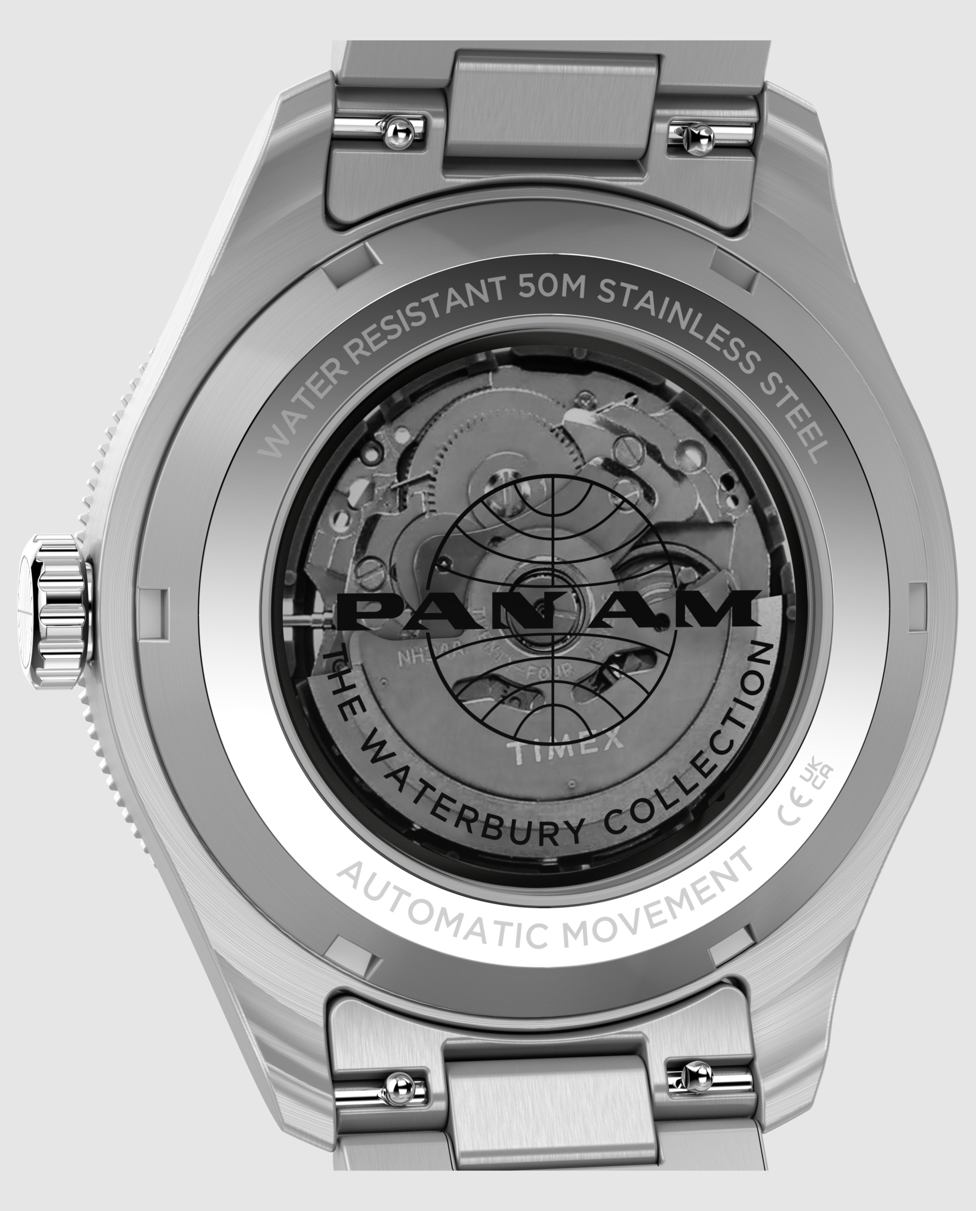 Reloj de hombre waterbury heritage tw2y94300 de acero y correa plateada/gris - Timex - Plata Plata-4