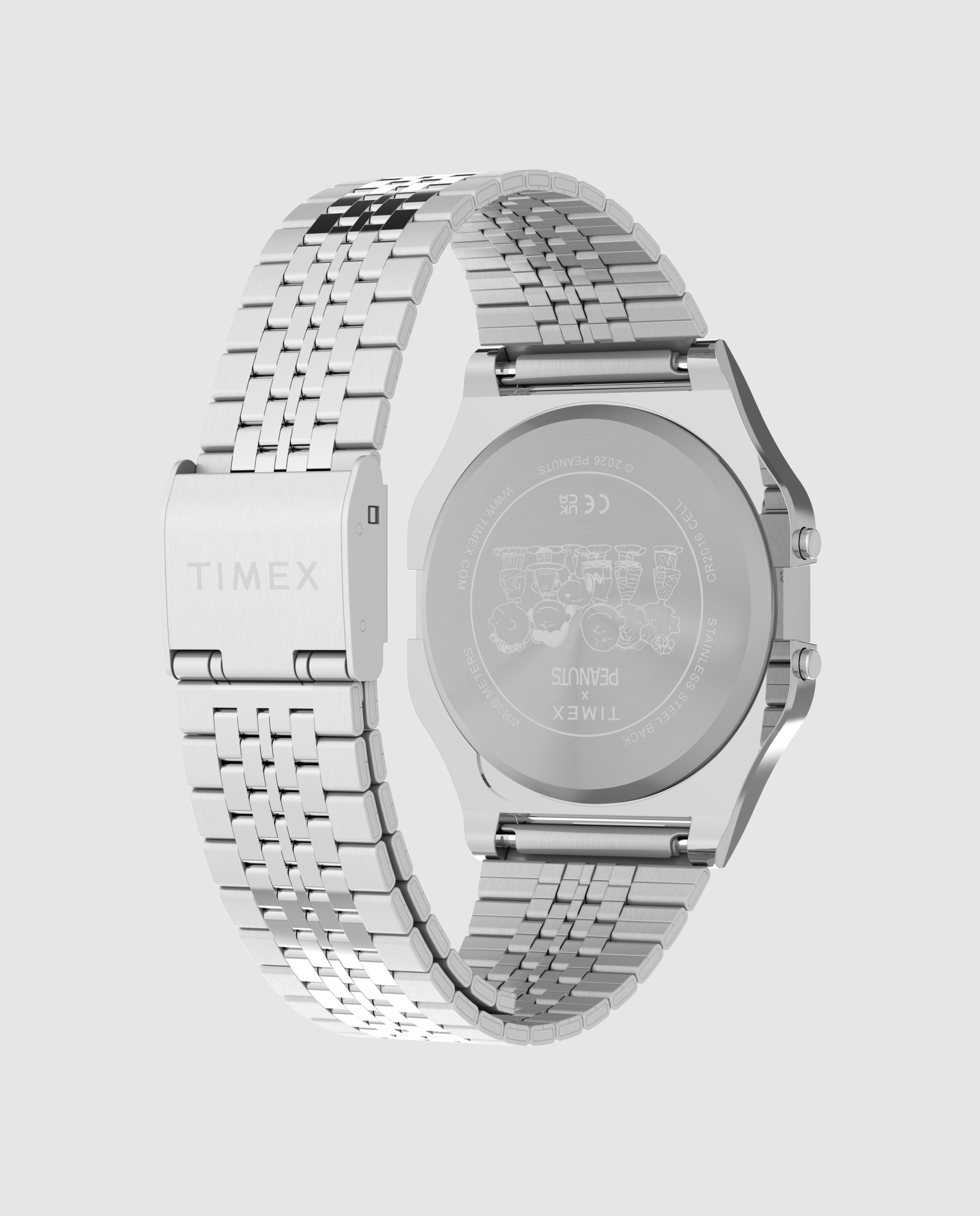 Reloj unisex peanuts tw2y76700 de acero - Timex - Plata Plata-3
