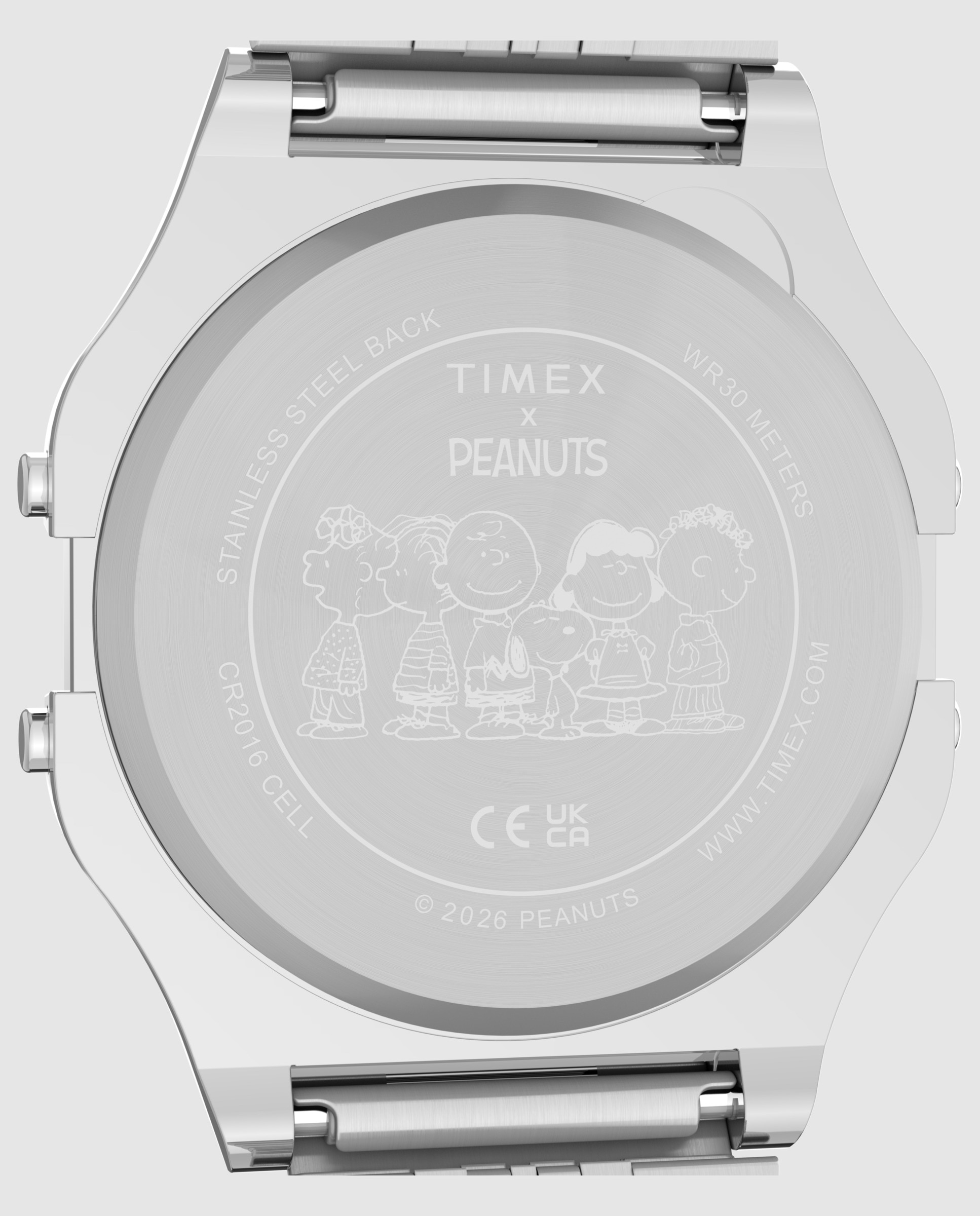 Reloj unisex peanuts tw2y76700 de acero - Timex - Plata Plata-4