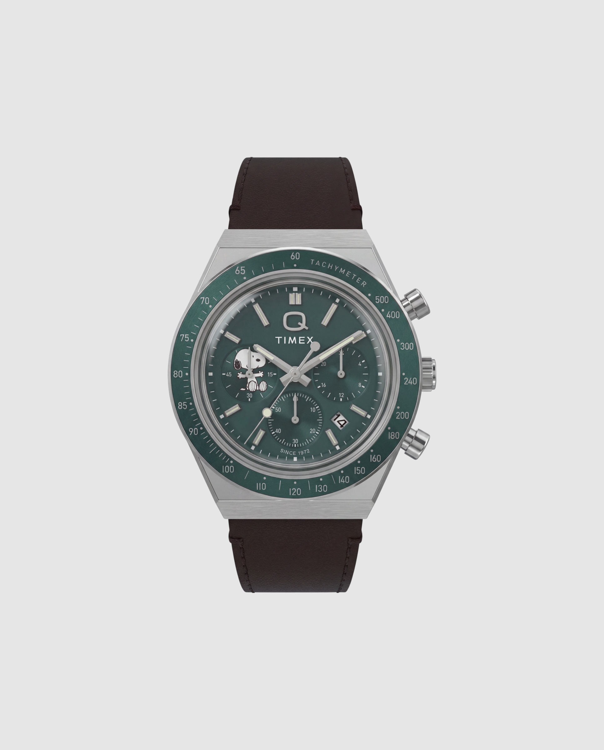 Reloj de hombre peanuts tw6a04400 de piel y correa - Timex - Marrón Marrón-1