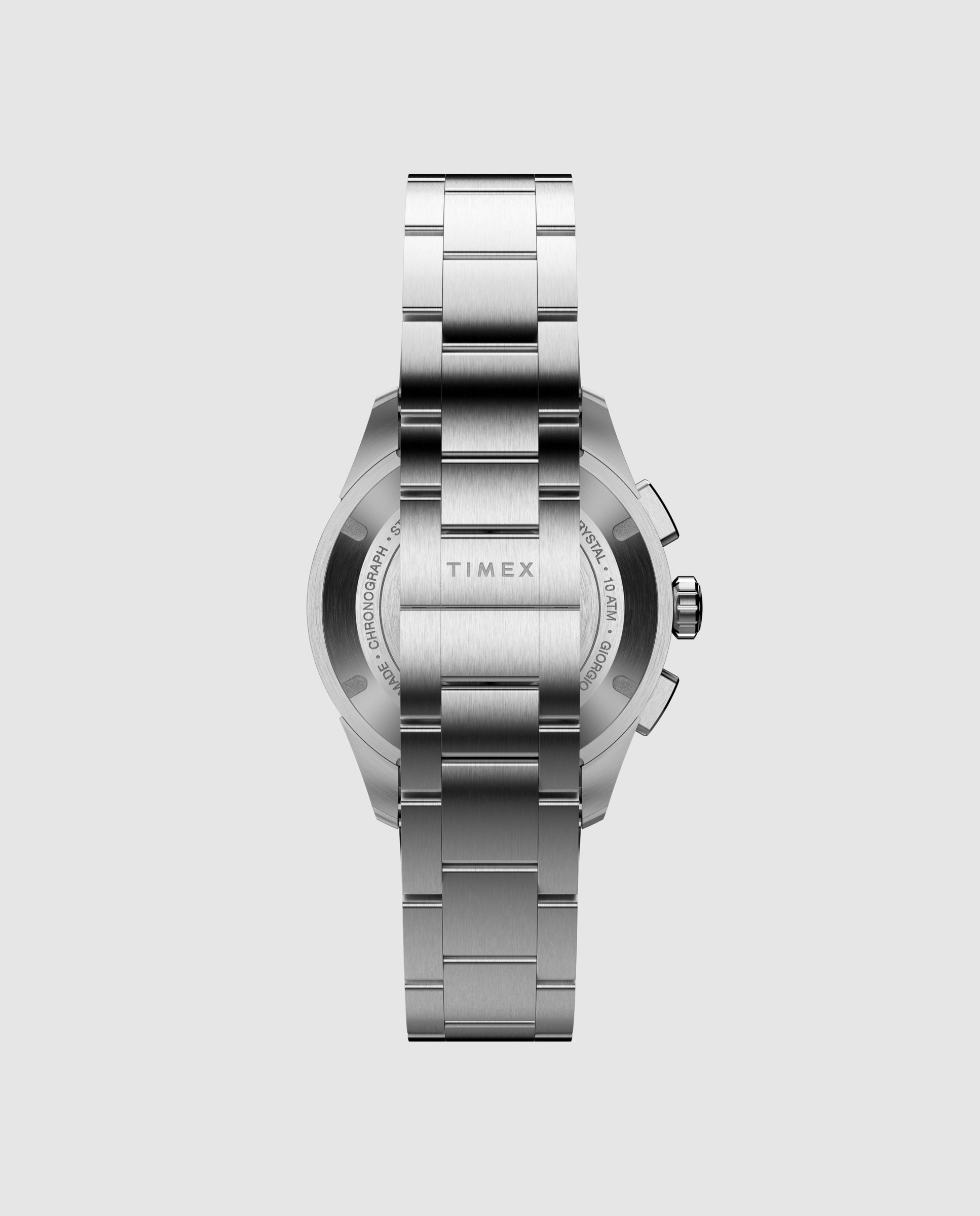 Reloj de hombre atelier tw6a06900 de acero y correa plateada/gris - Timex - Plata Plata-4